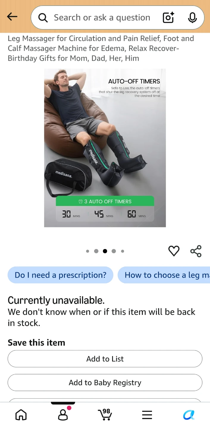 Medisana Leg and Calf Massager - photo 3