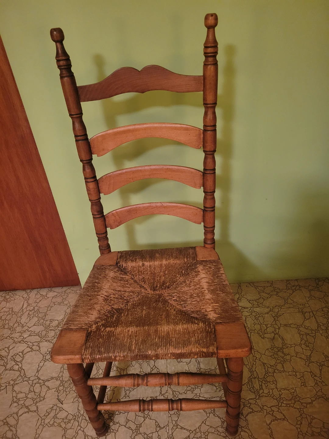 Vintage Ladder Back Chair - photo 2