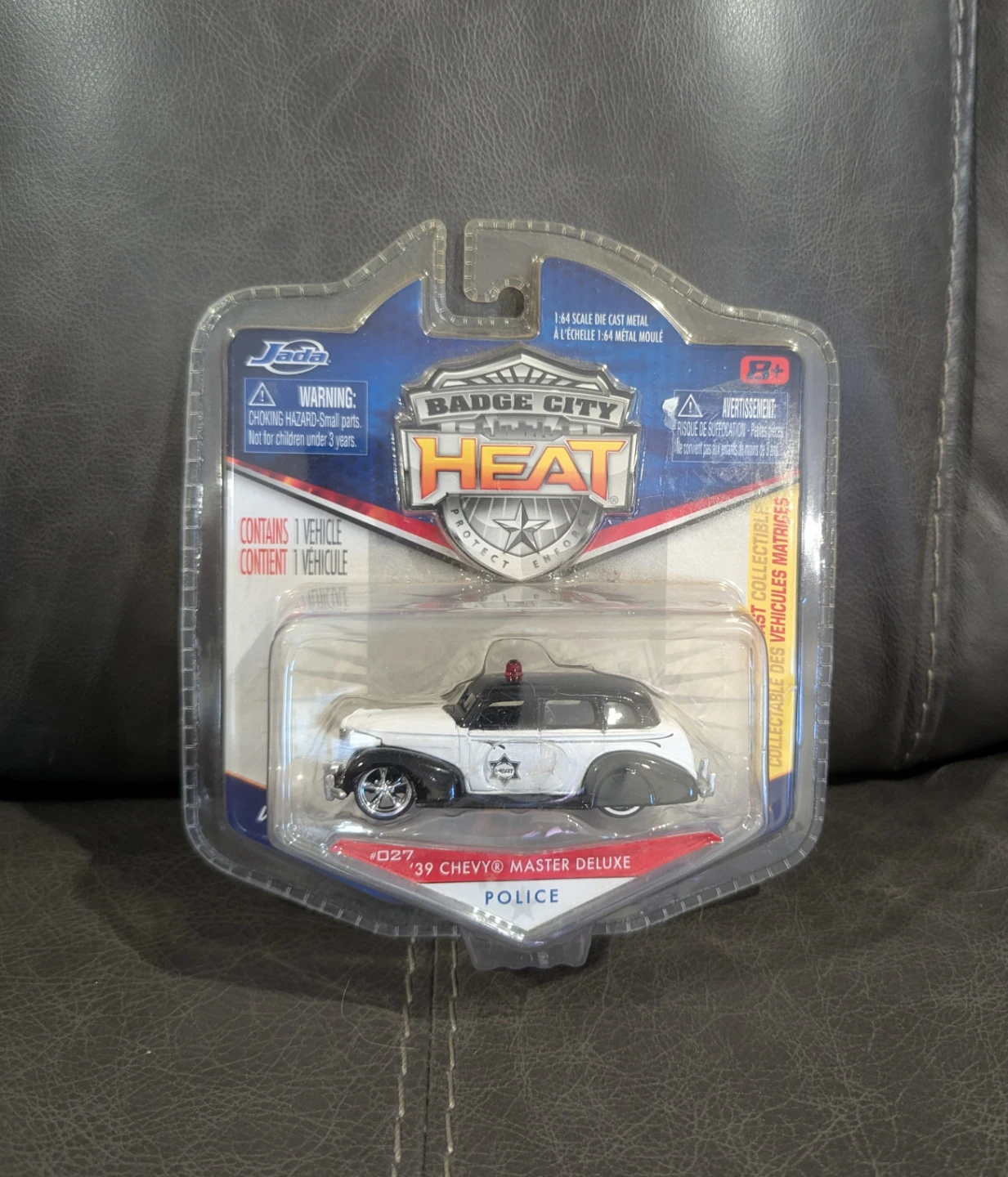 Jada Badge City Heat Police 1939 Chevy Master Deluxe