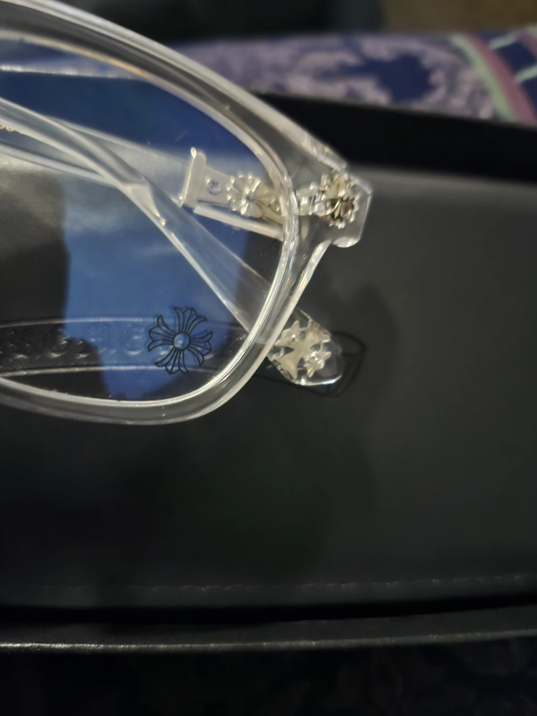 Chrome Hearts Clear Frame Glasses - photo 4