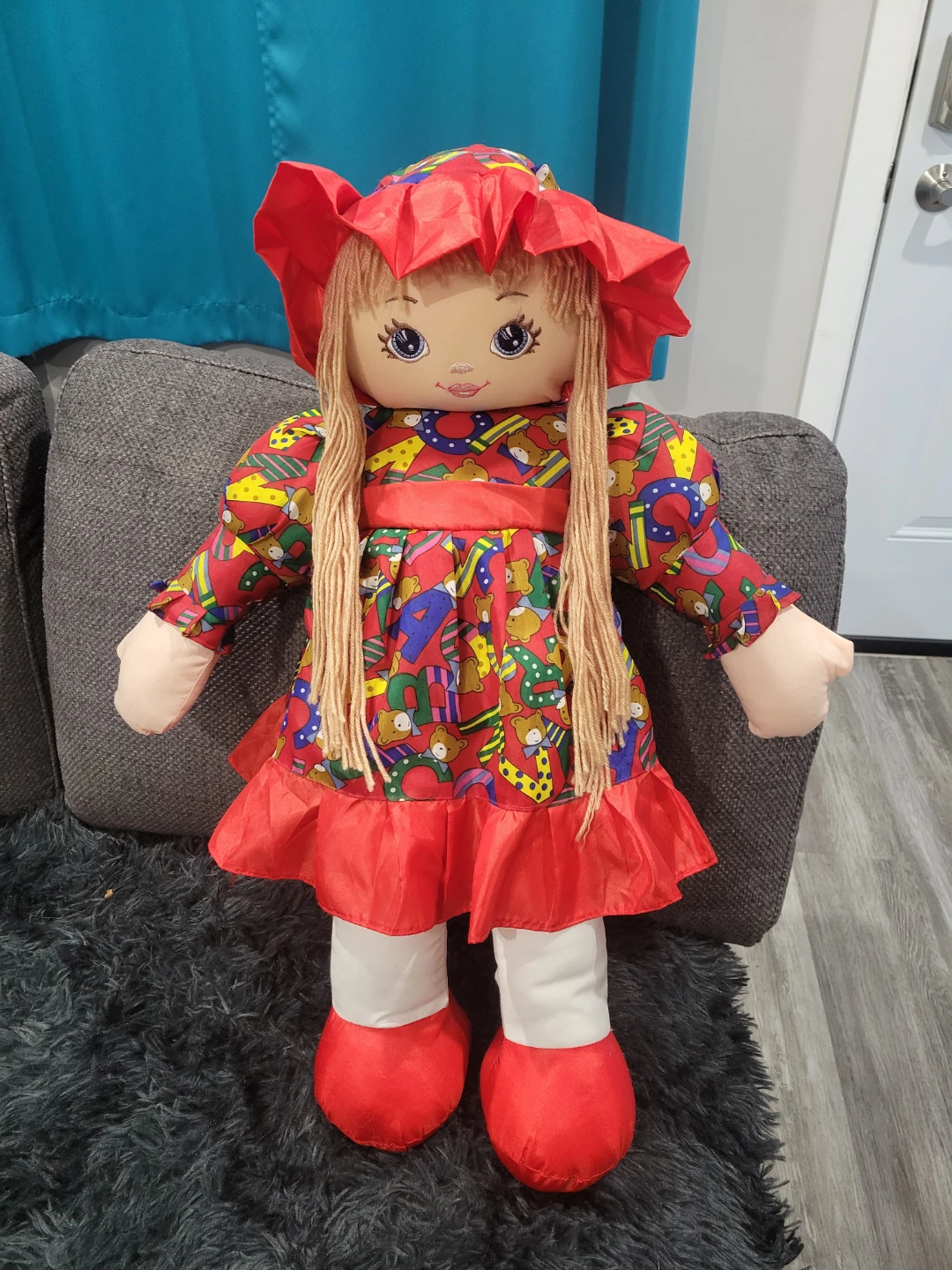Vintage 2ft Rag Doll