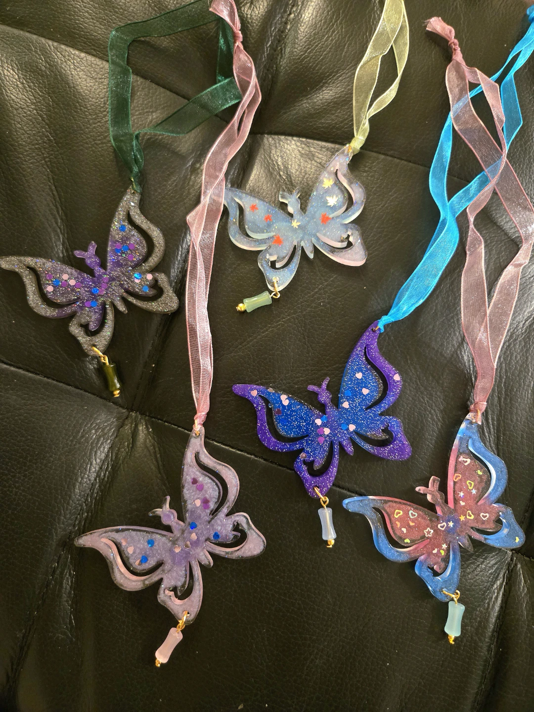 Resin Butterfly Ornaments $5 Each