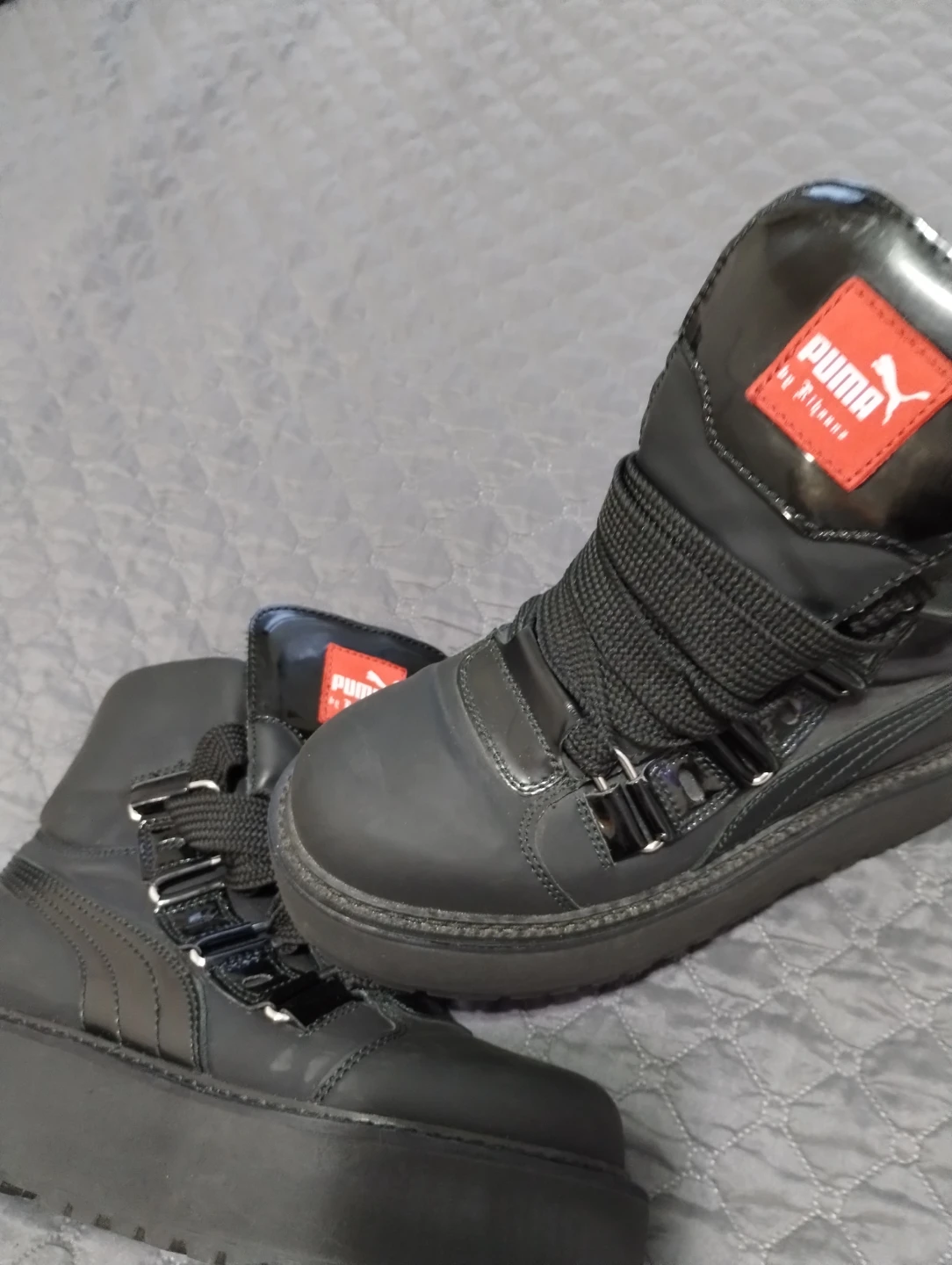 Puma by Rihanna Fenty Black Boots