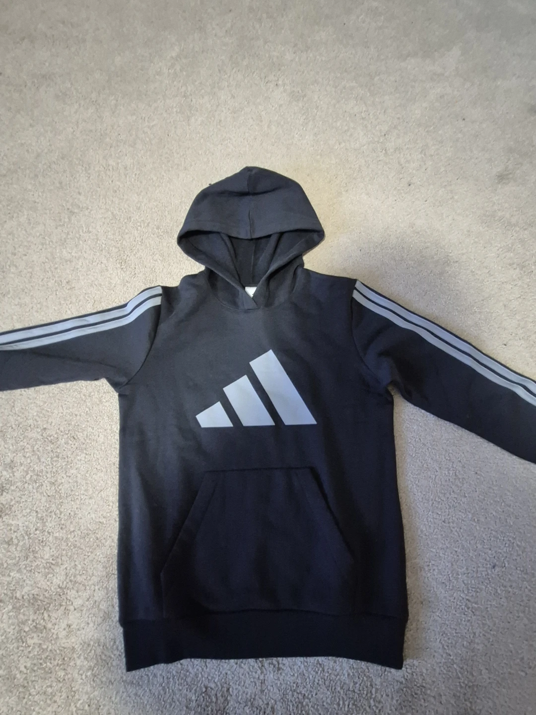 Adidas Kids Hoodie Black Brand Nee