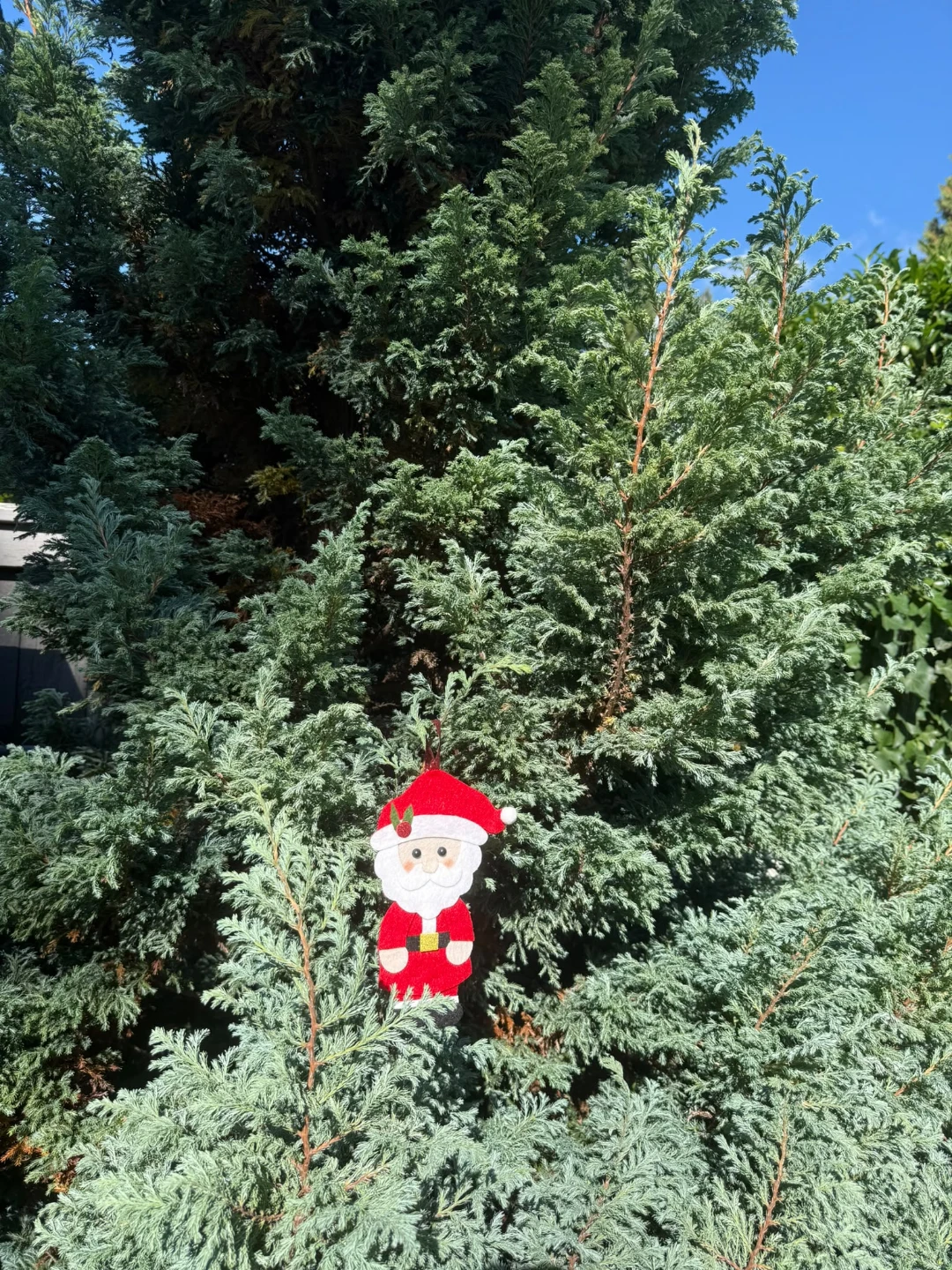 Handmade Felt Santa Ornaments - photo 2