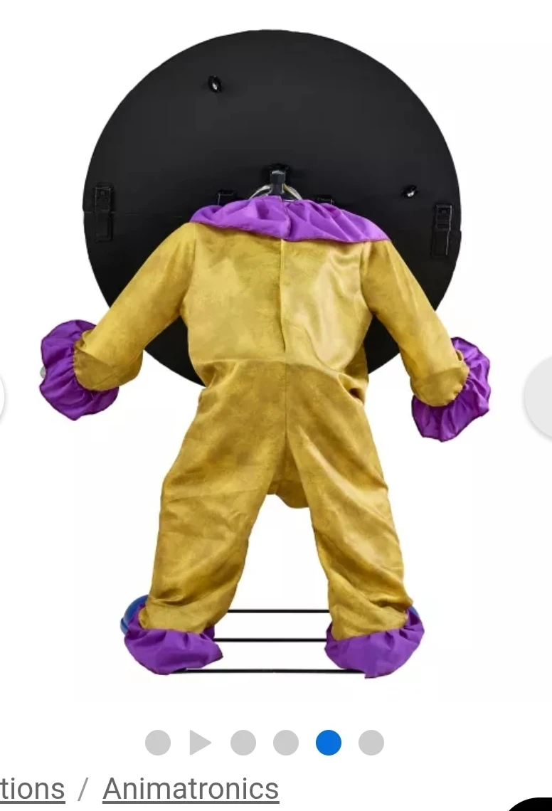 Spirit Halloween Bullseye Clown Animatronic - photo 4