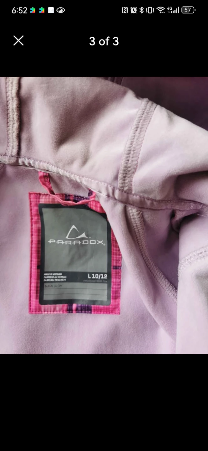 Paradox Plaid Hoodie Size 10/12 - photo 3