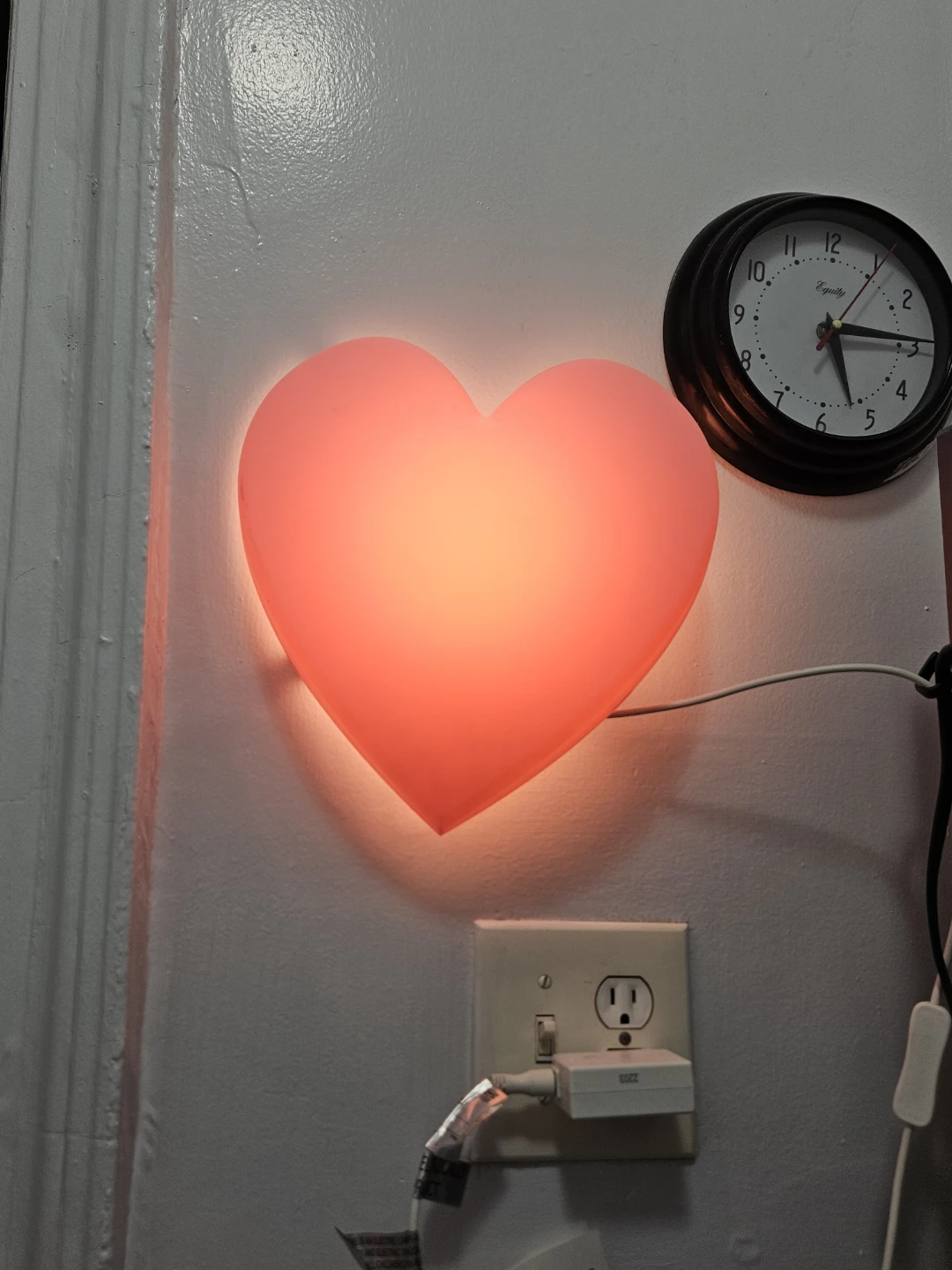 Heart-shaped wall lamp - photo 4