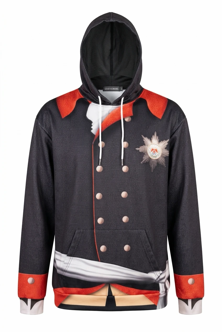 Gear Humans Frederick the Great 3D Printed Hoodie
