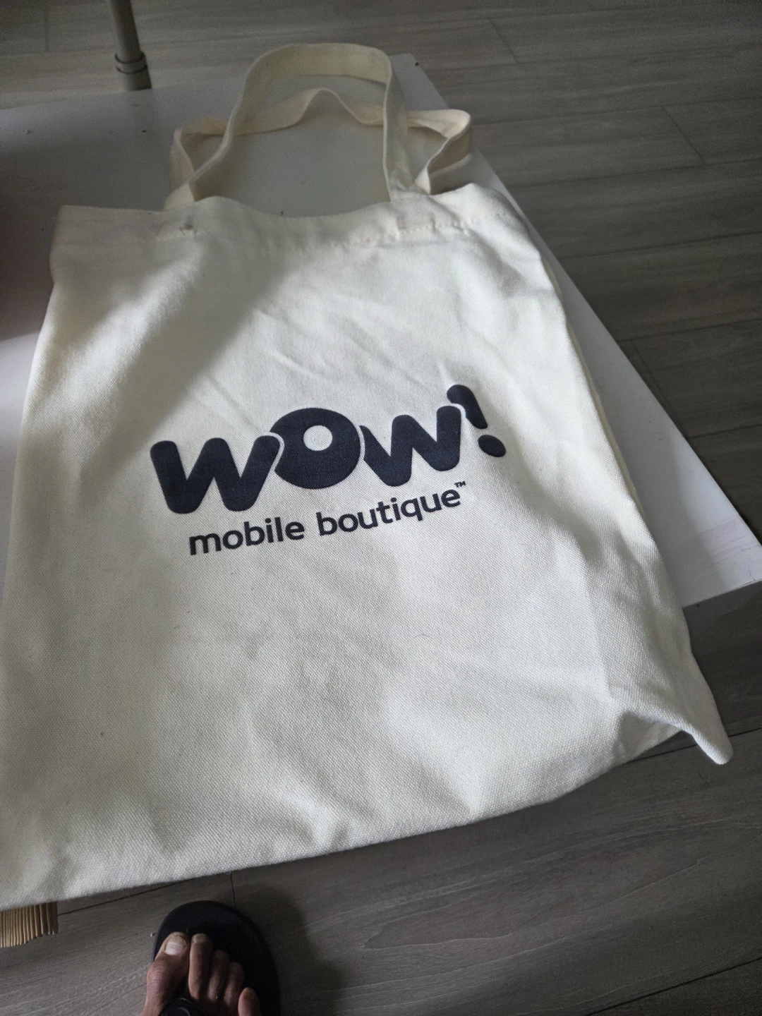 WOW! Mobile Boutique Canvas Tote Bag