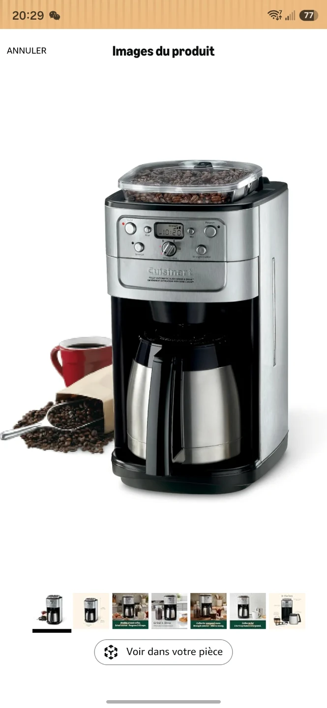 Cuisinart Fully Automatic Burr Grind & Brew Coffee Maker - photo 3