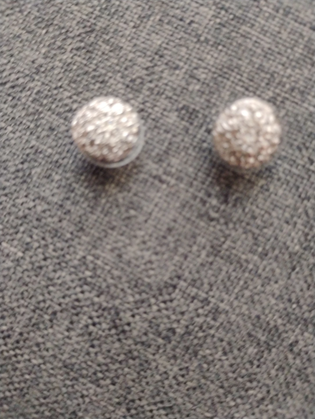 Sparkly stud earrings