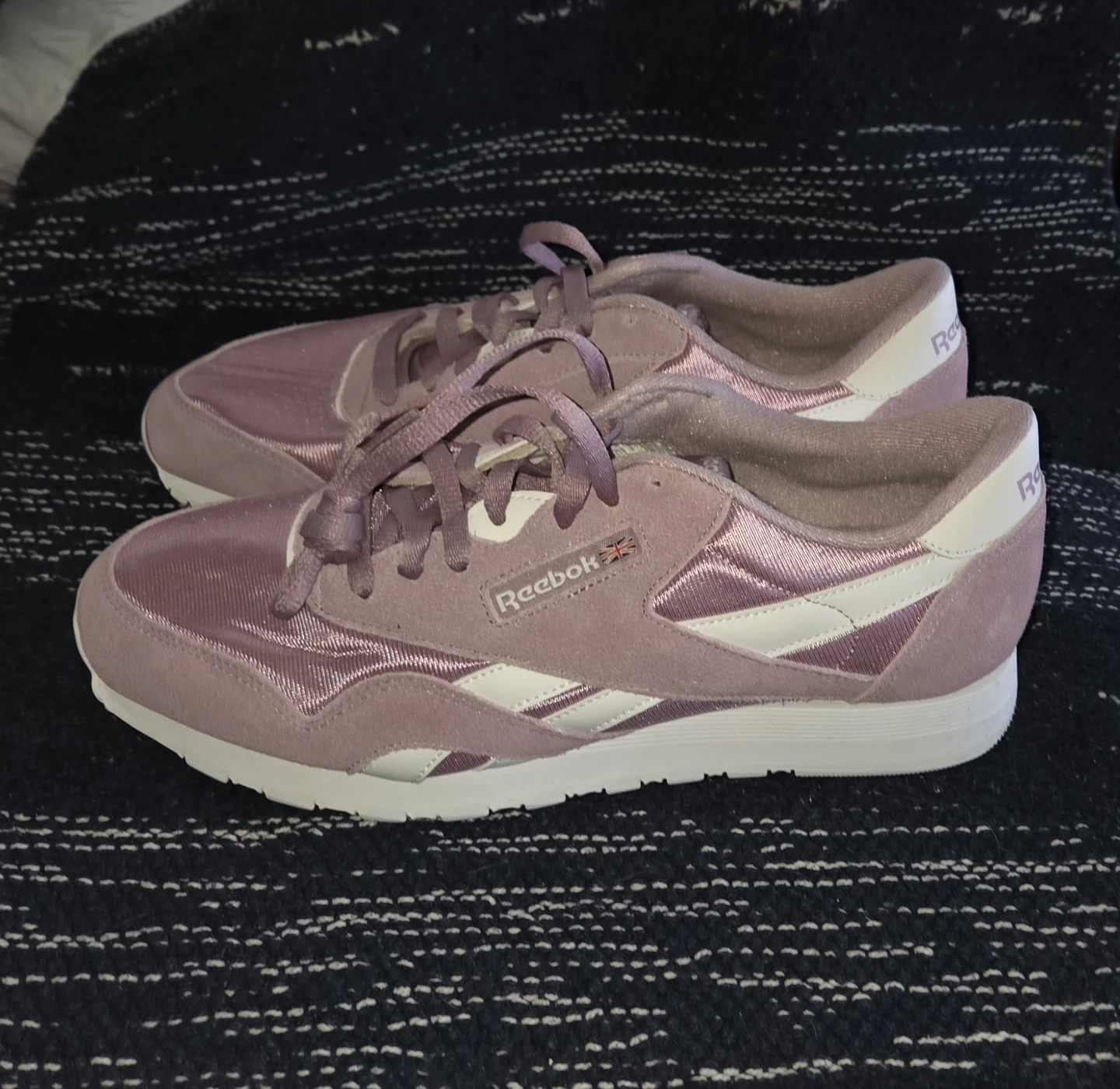 Reebok Classic Nylon & Suede Sneaker in a Men's 12½