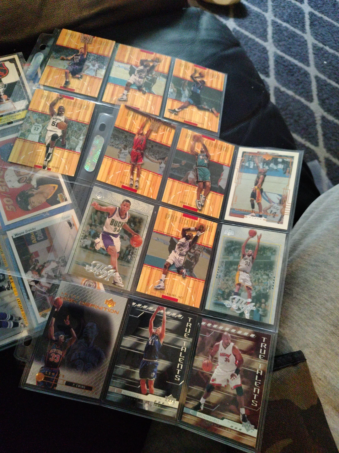 Baseketball cards lot of 12 famous players