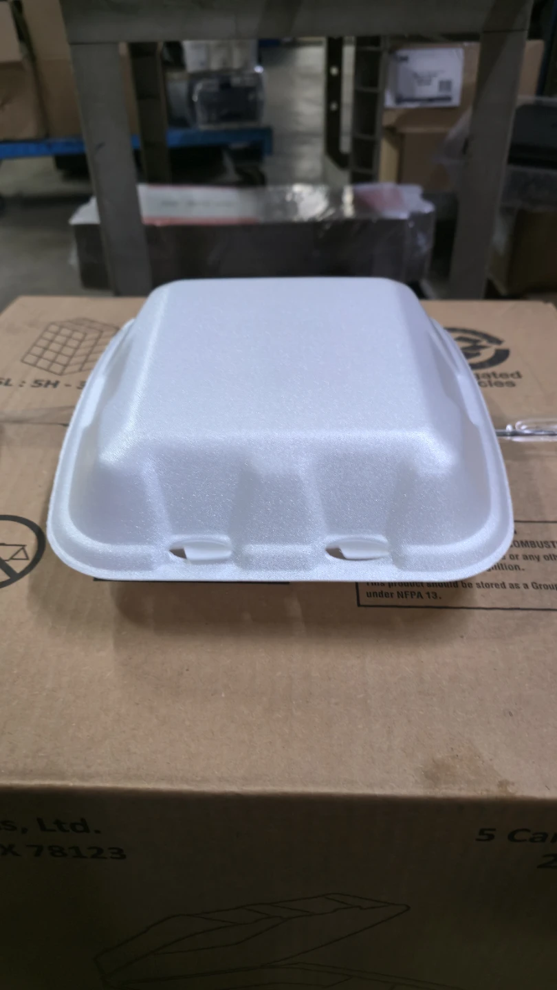 Satinware 9-1/4 Inch Foam Hinged Lid Containers - photo 3