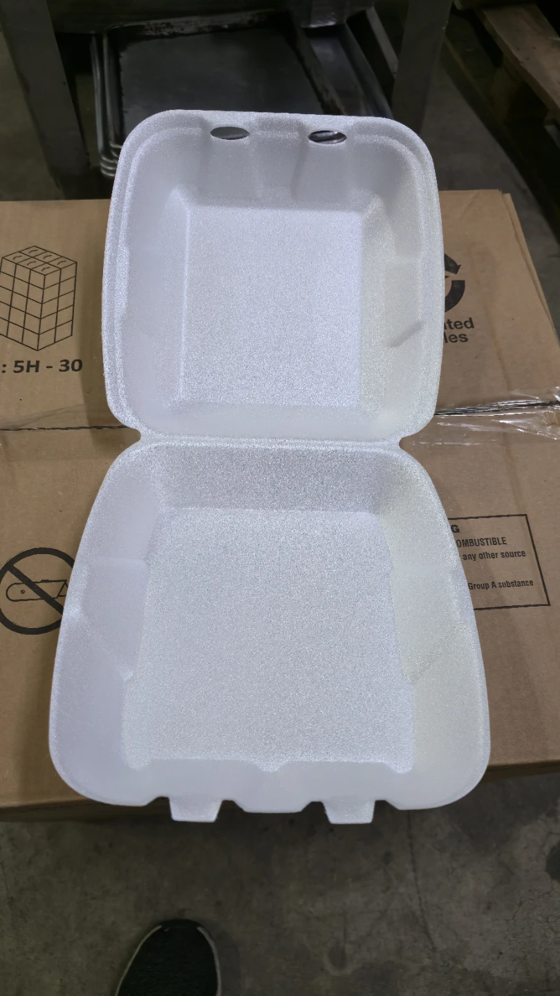 Satinware 9-1/4 Inch Foam Hinged Lid Containers - photo 4