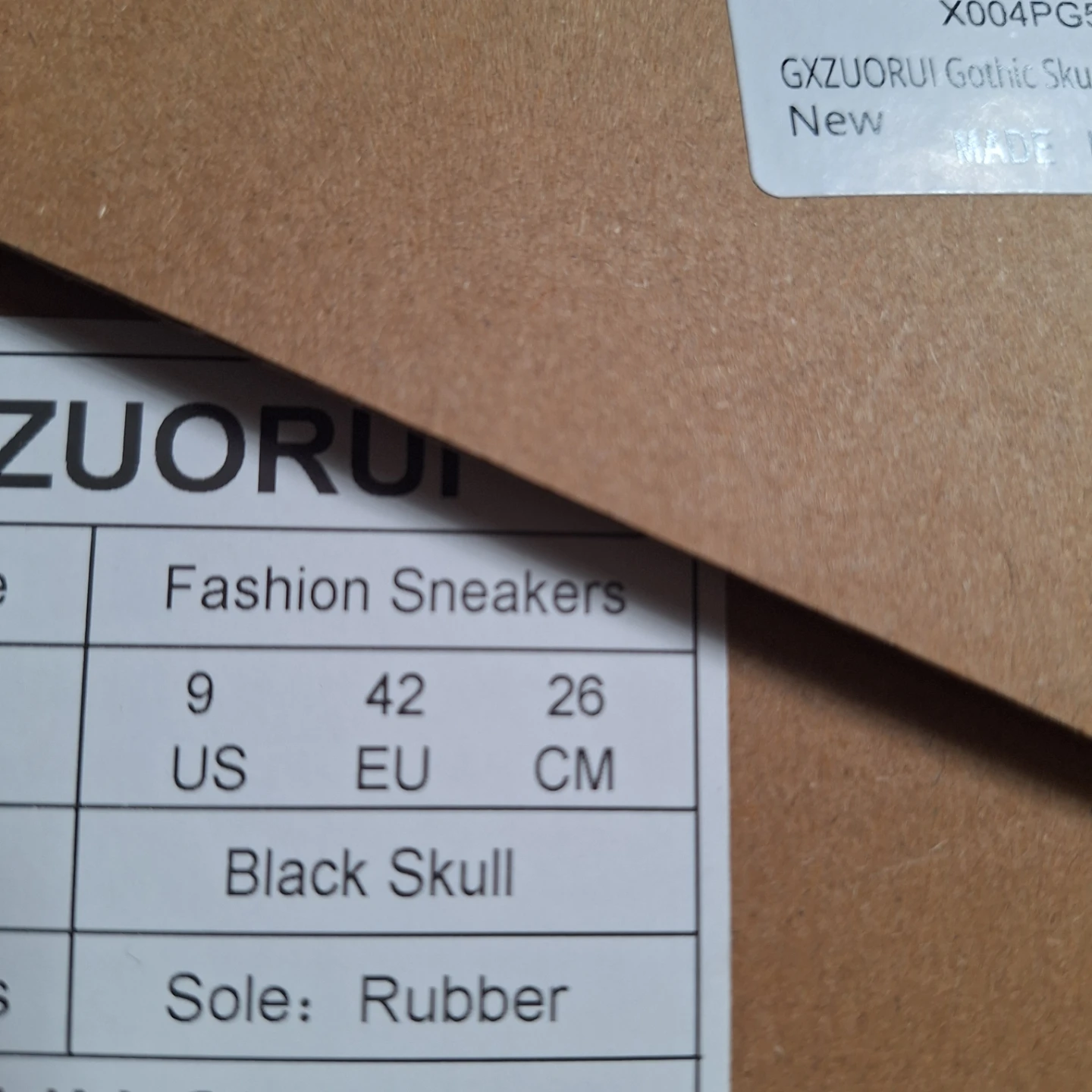 Black Skull Fashion Sneakers - photo 4