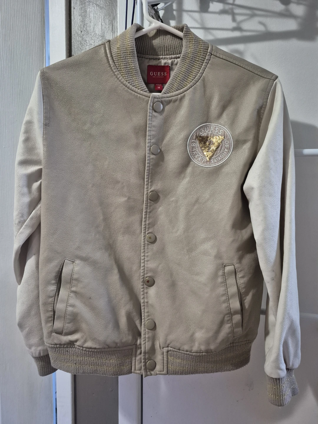 Guess Varsity Jacket Size 14 - photo 3