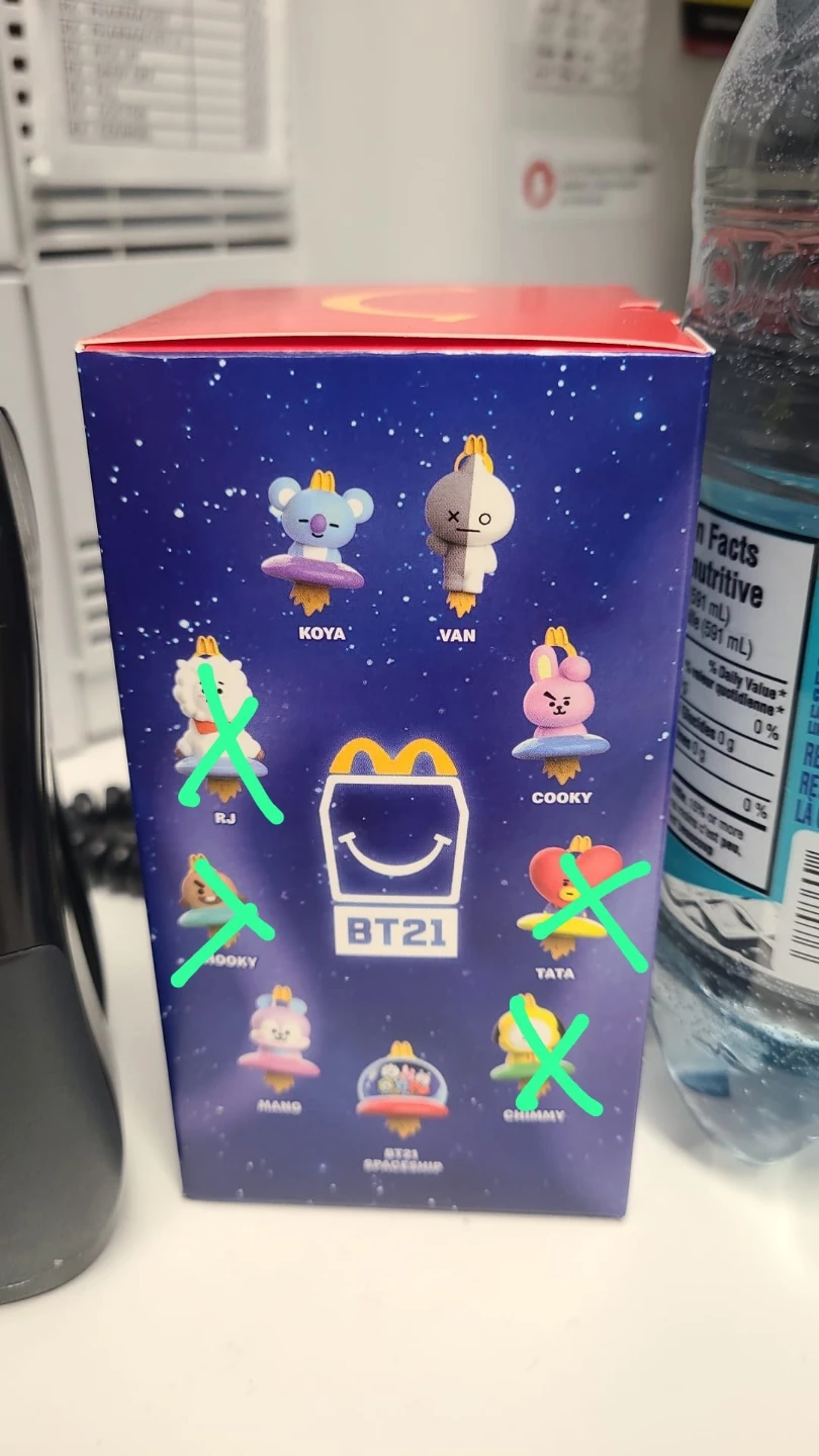 McDonalds BTS Tata happy meal toy - photo 2