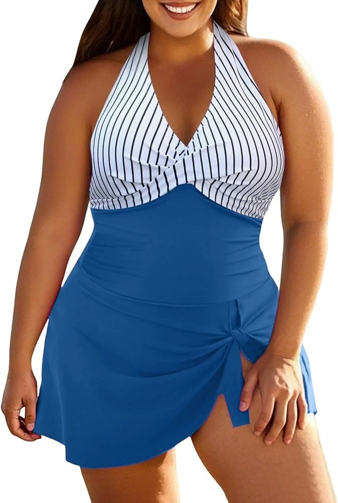 Blooming jelly Striped One-Piece Swimsuit XXL - photo 5