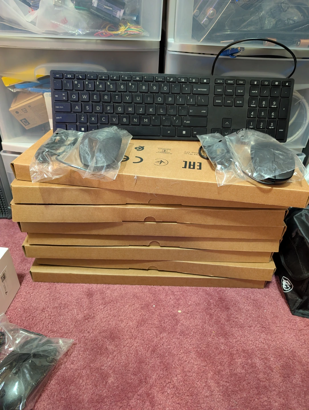 HP Wired Keyboard and Mouse Combo