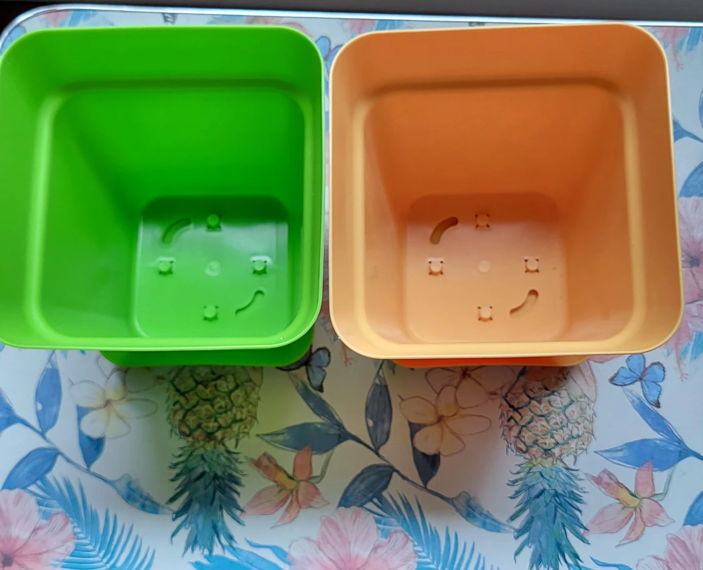 5 pieces plastic plant pots - photo 2
