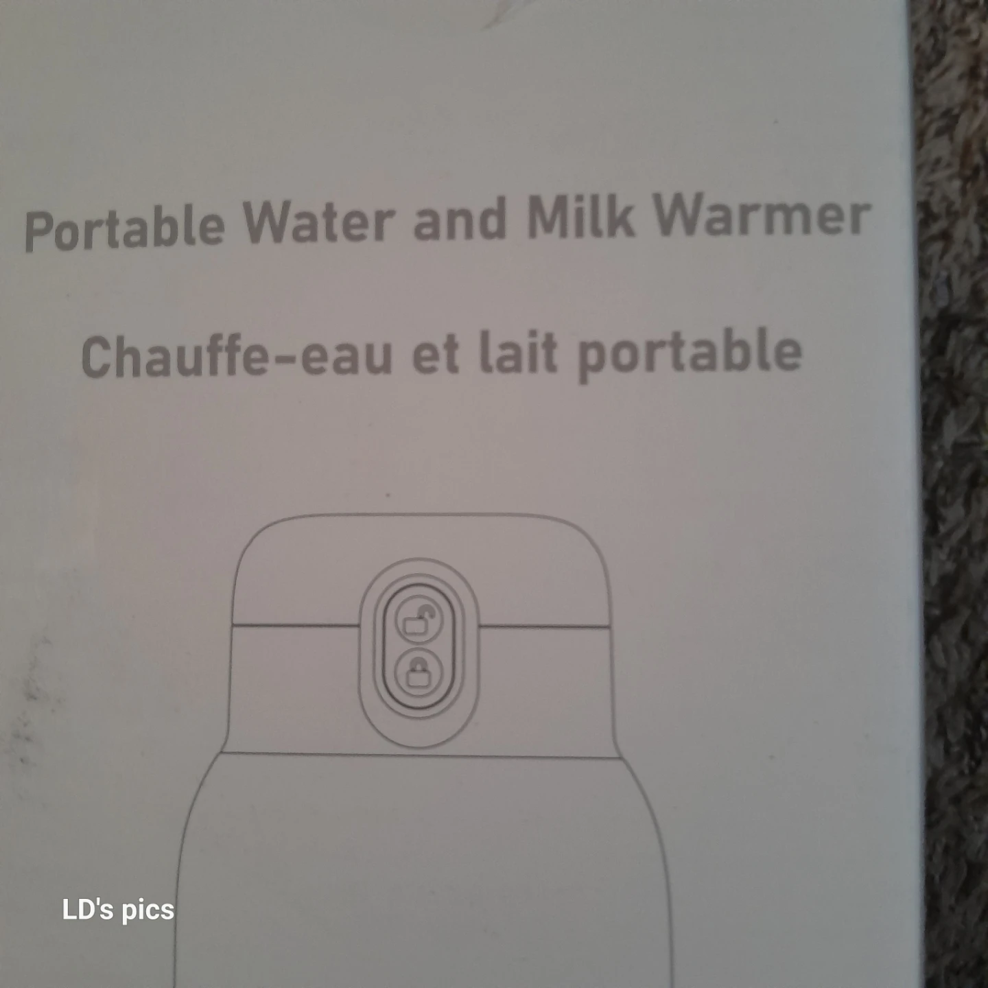 Portable Water and Milk Warmer
