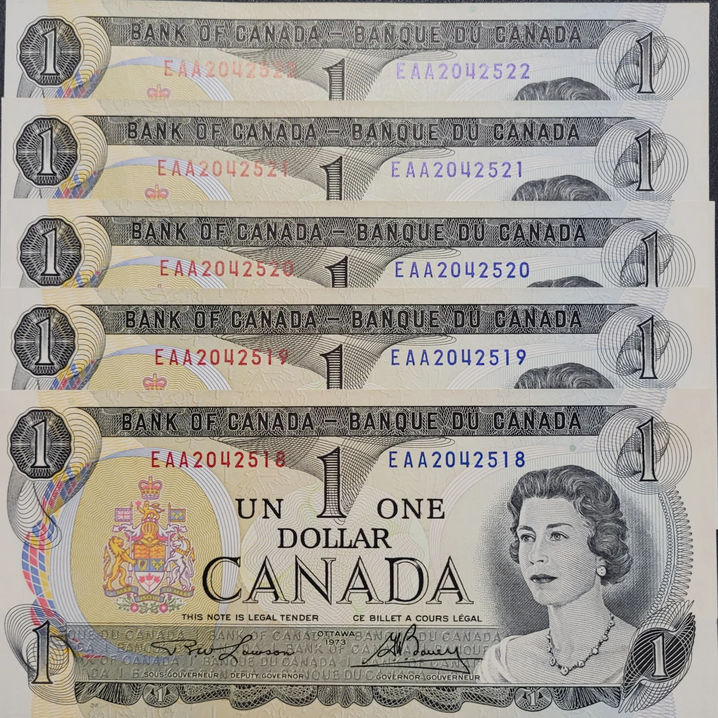 Uncirculated Canadian Dollars Banknotes - photo 4