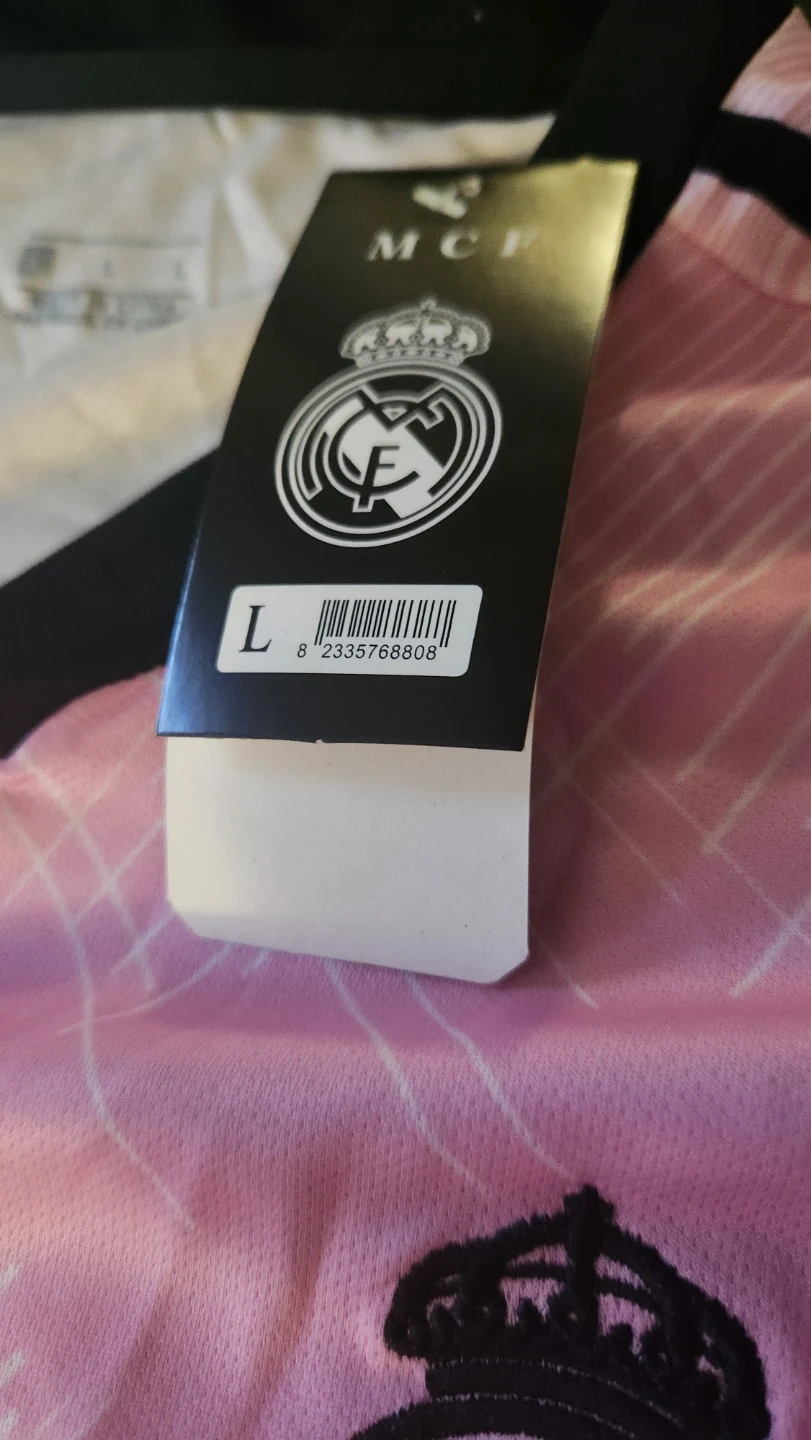 Real Madrid Ronaldo #7 Pink Soccer Jersey Set