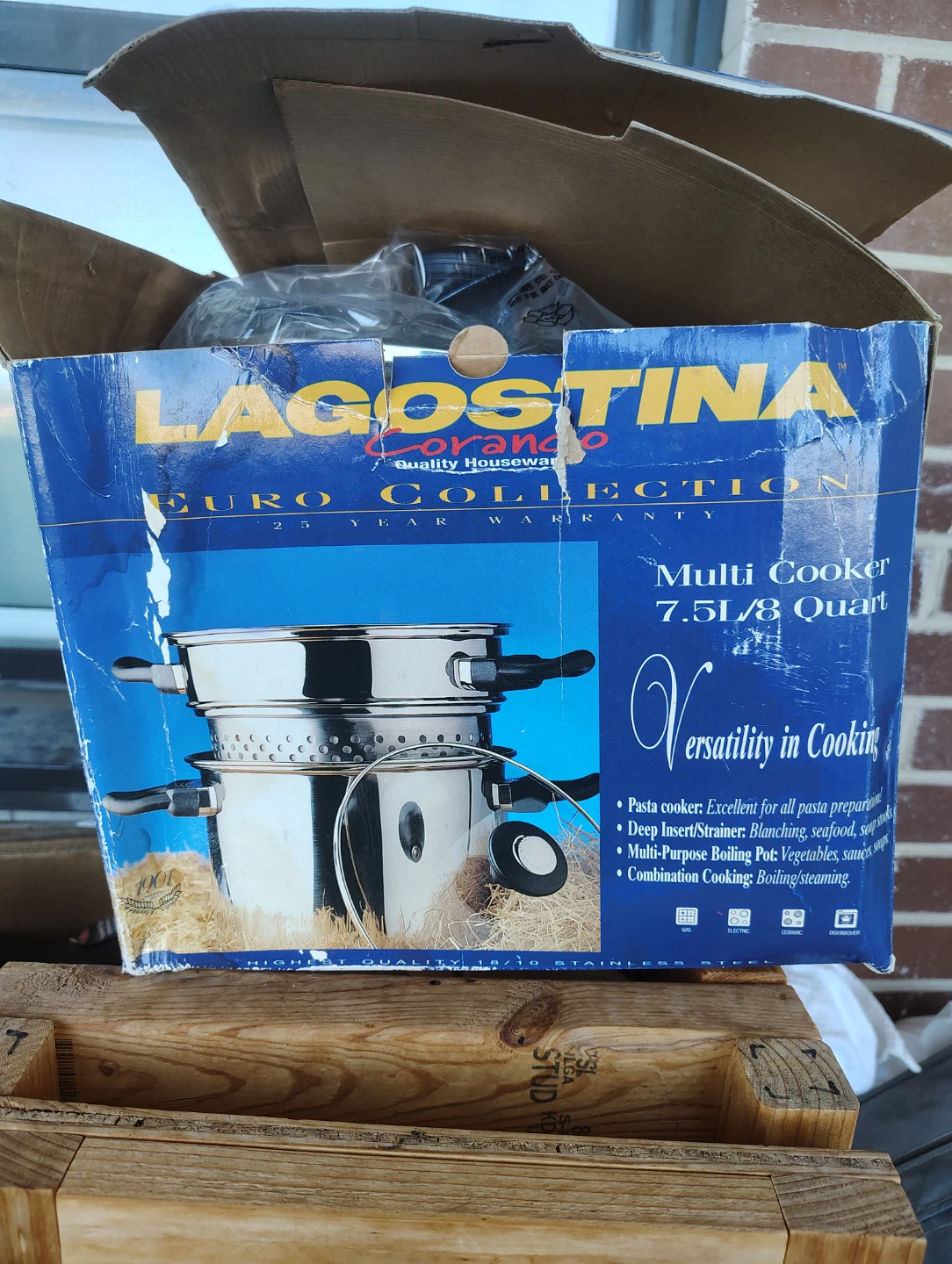 Lagostina Euro Collection 7.5L Multi Cooker