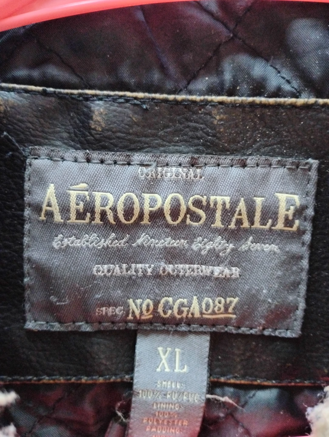 AEROPOSTALE PLEATHER JACKET (FAKE LEATHER) - photo 2