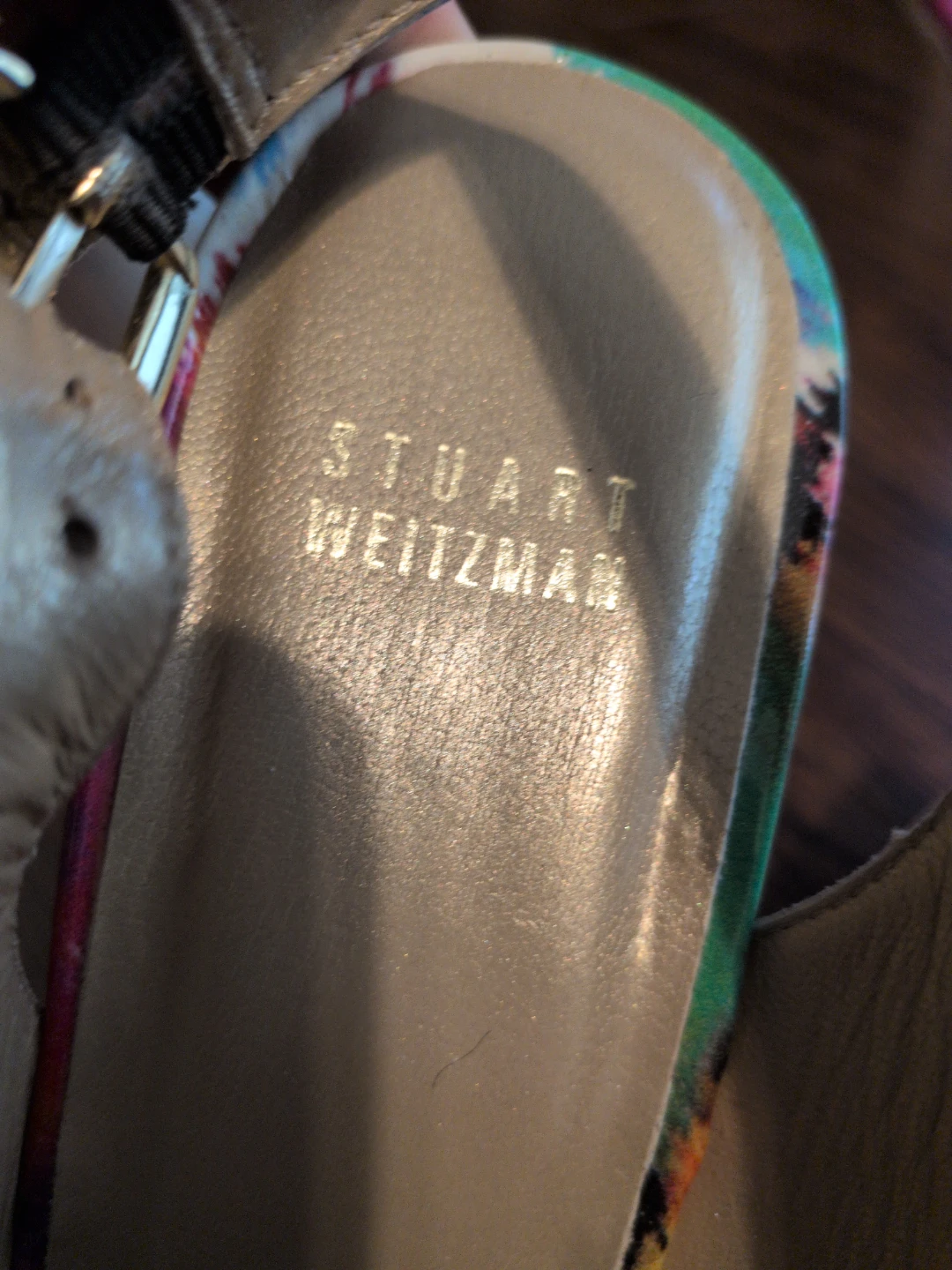 Stuart Weitzman Colorful Print Wedge Sandals - photo 2