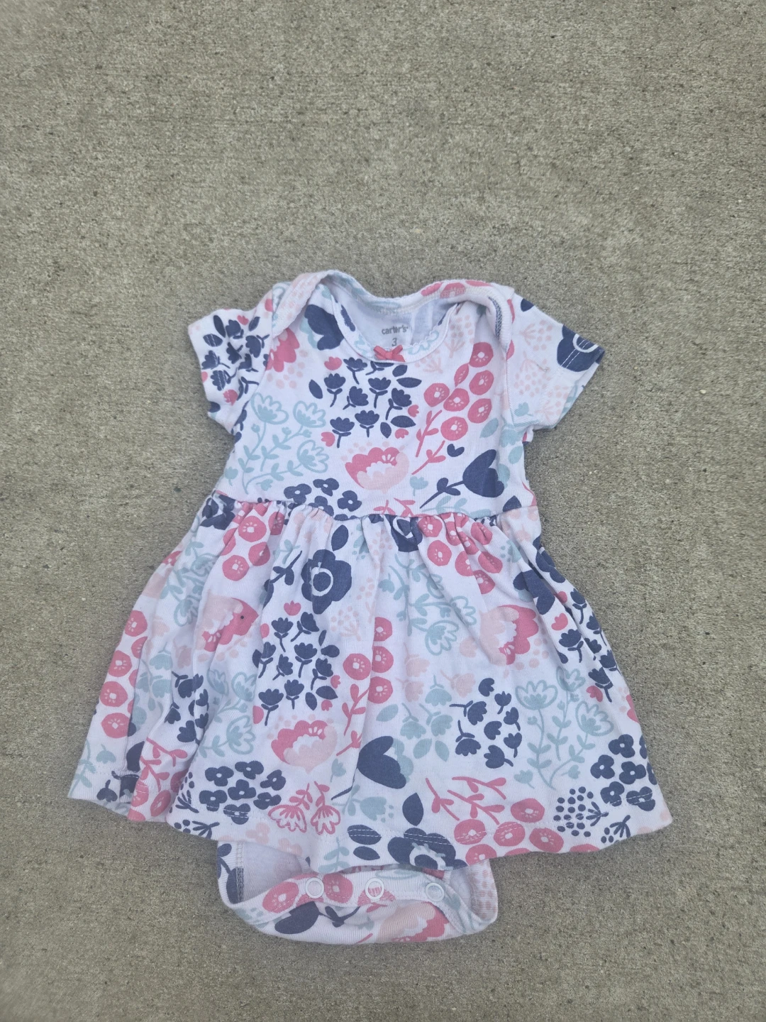 Carter's Baby Girl Floral Bodysuit Dress