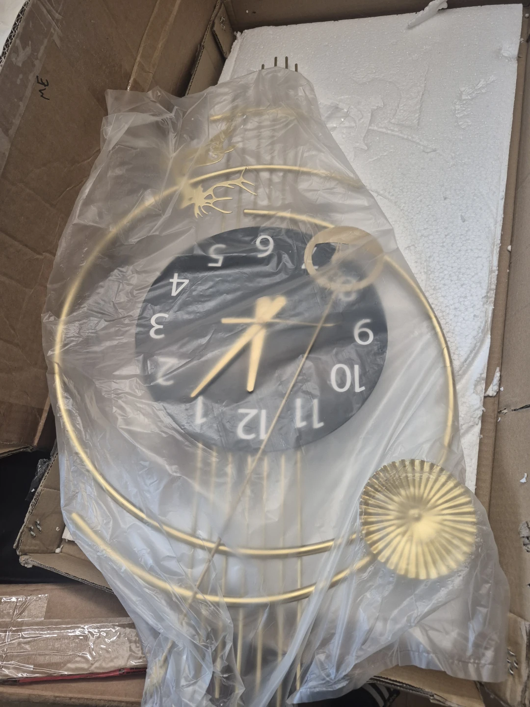 Modern Deer Design Wall Clock - photo 4