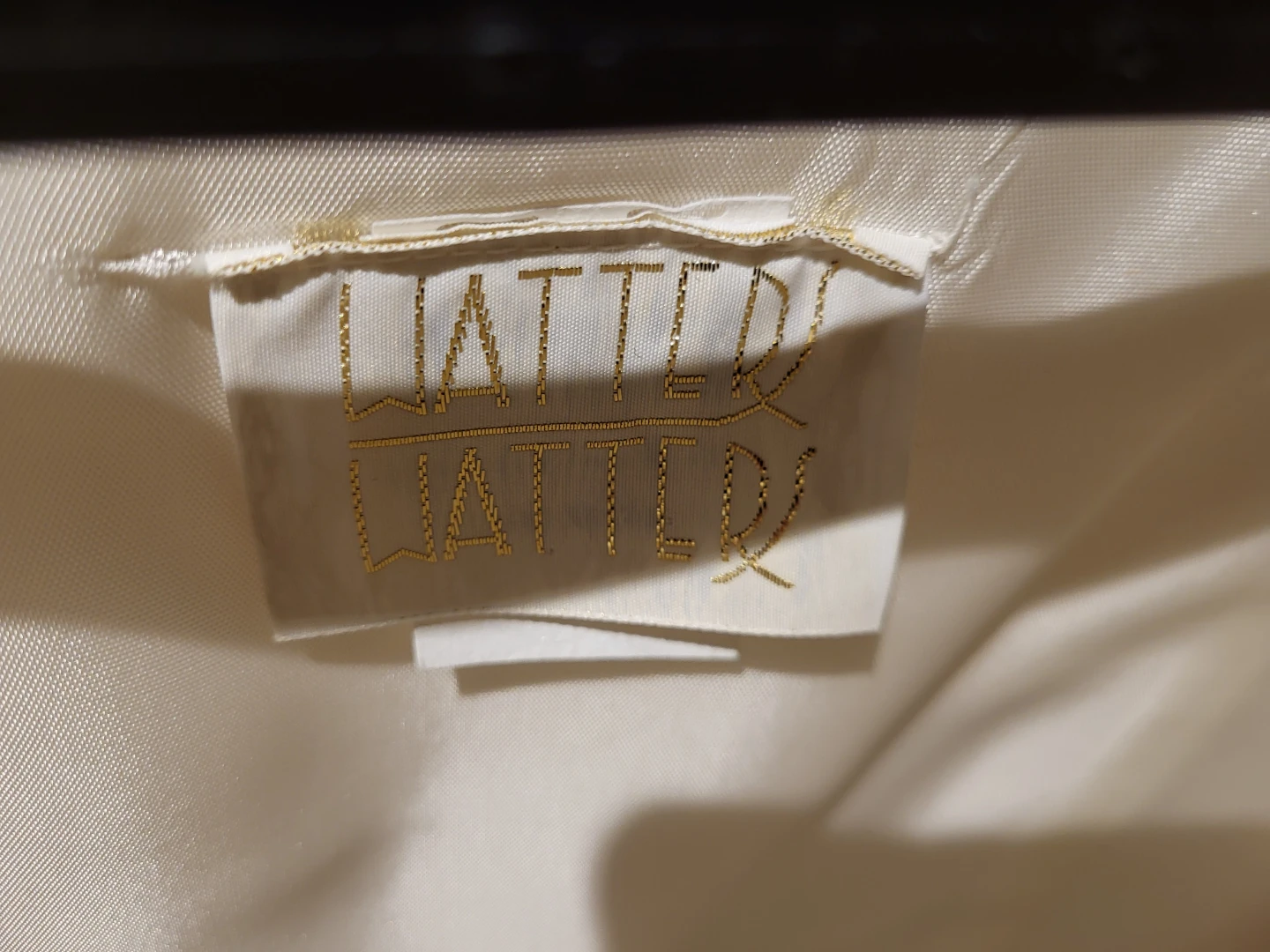 Wedding Dress: Watter Watters Vintage Silk Two-Piece Suit - photo 5