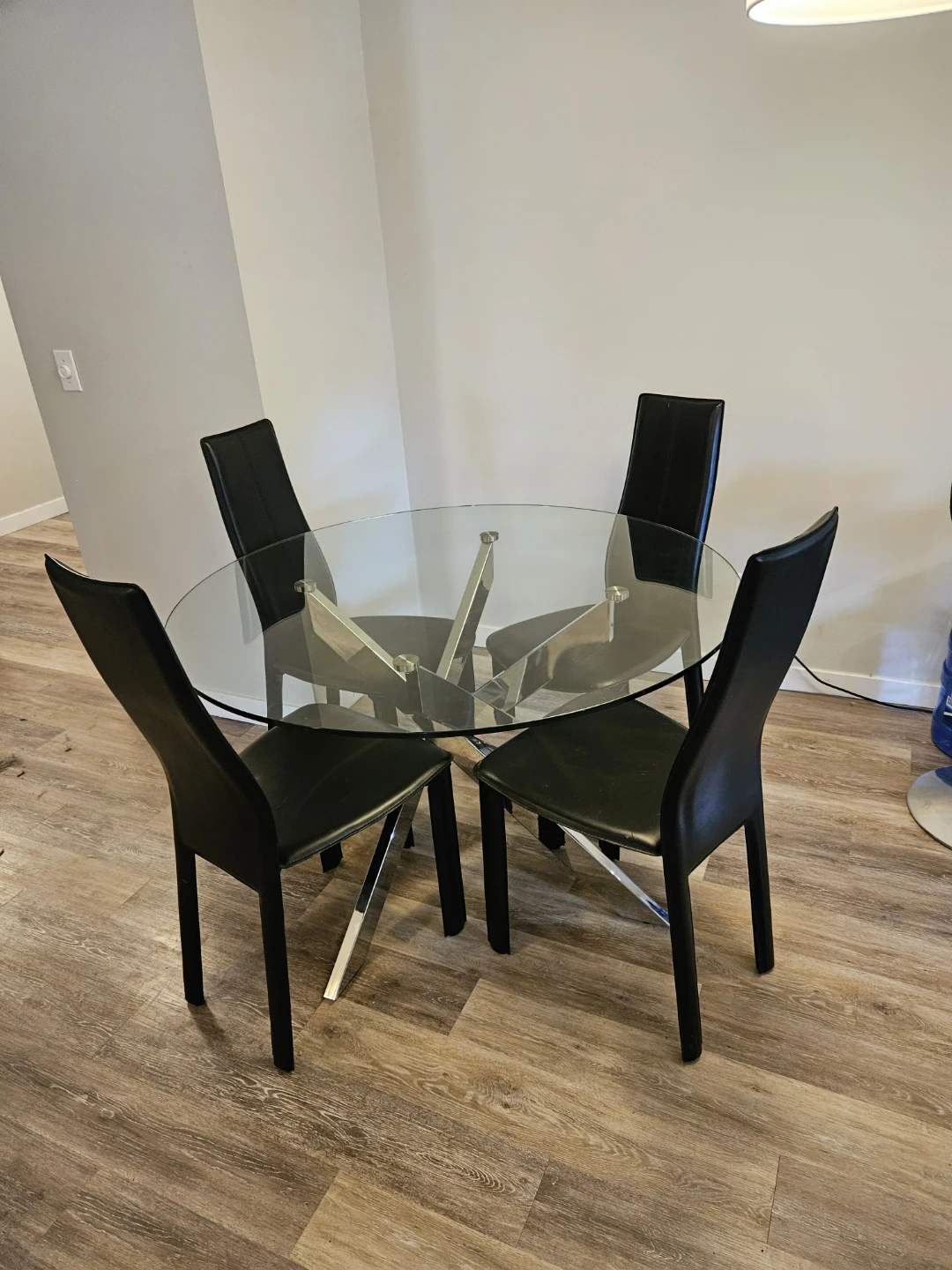 Glass Dining Table and 4 Chairs - photo 4