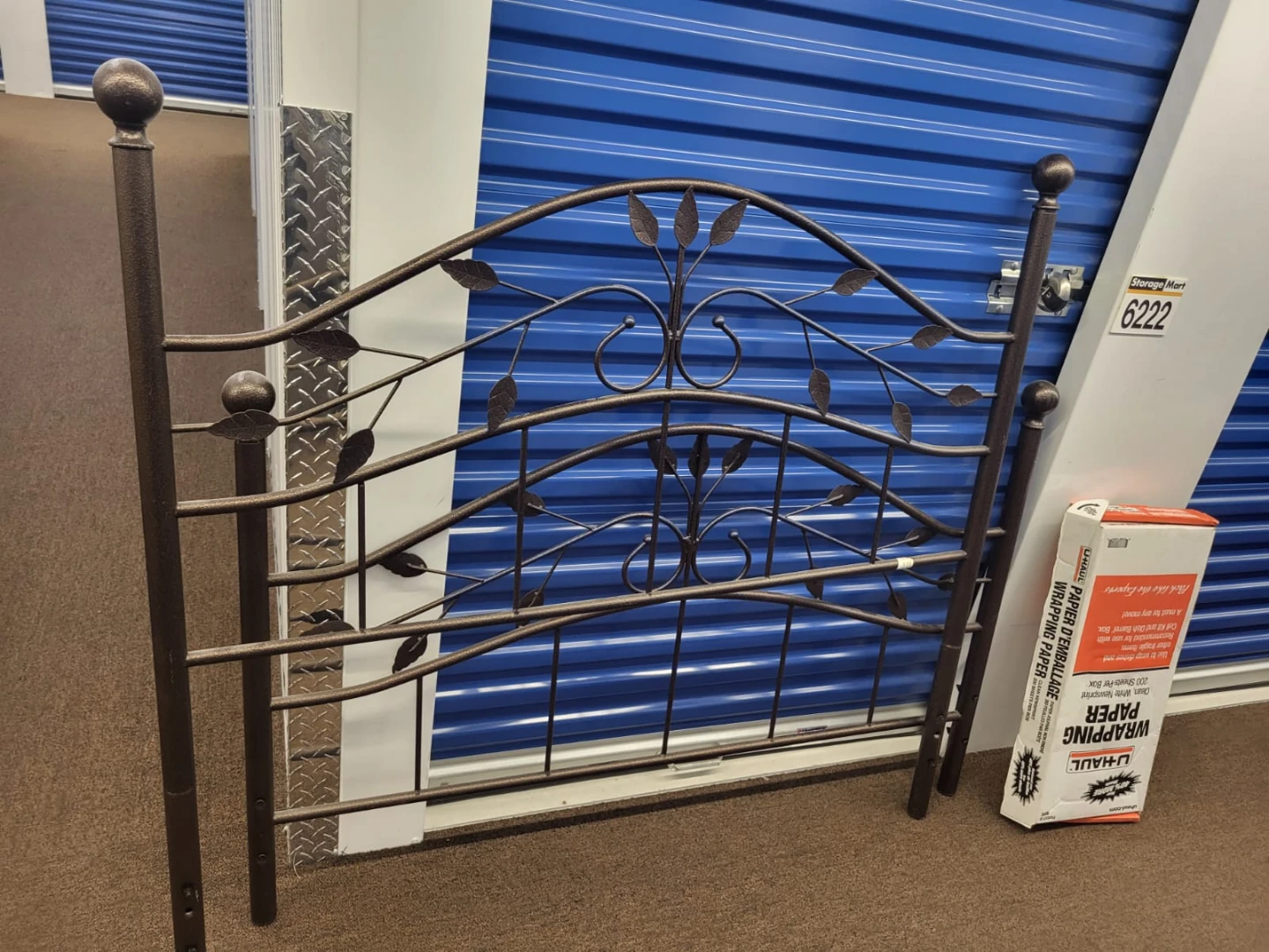 Metal Twin Bed Headboard and Footboard