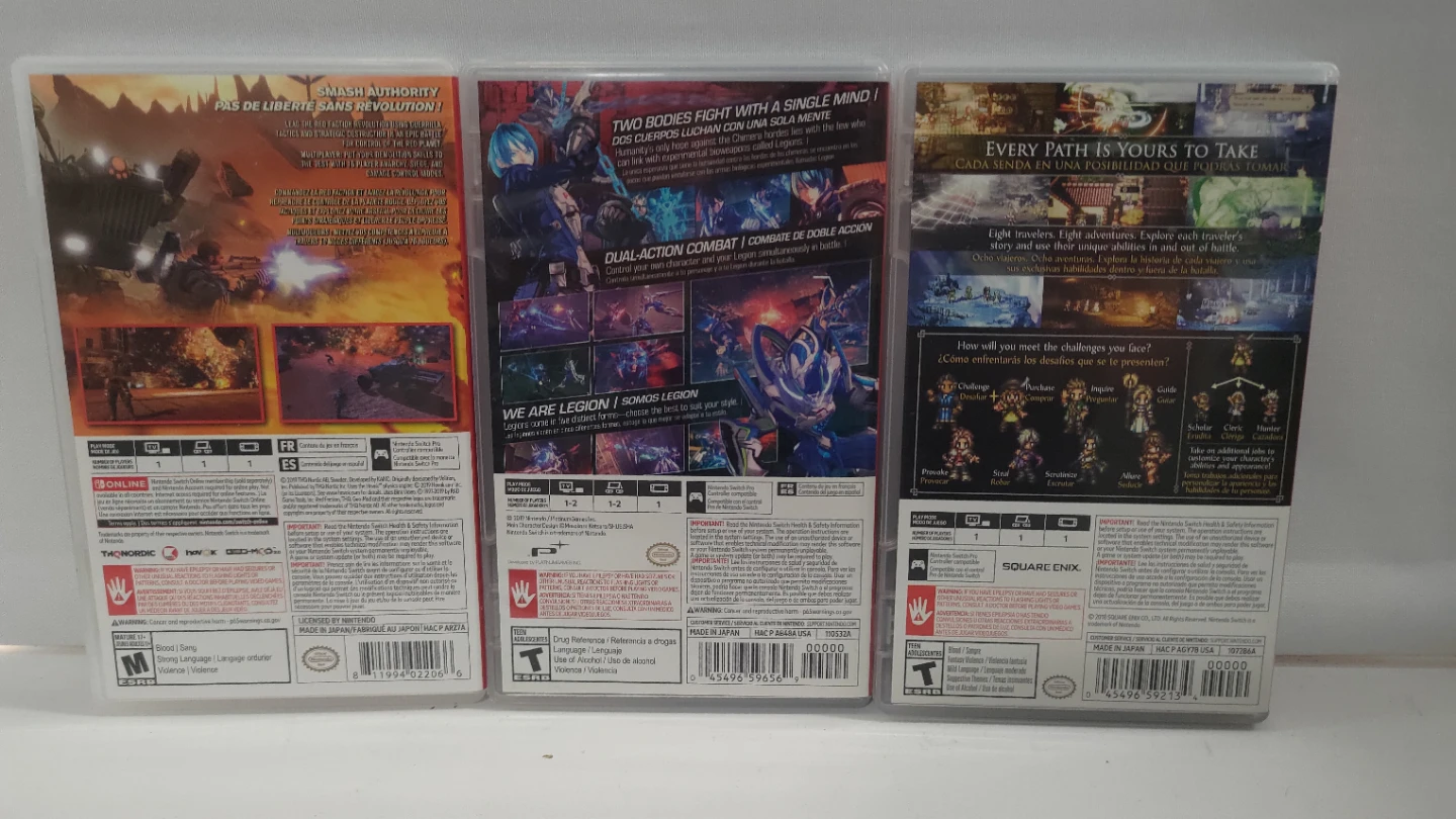 3 Nintendo Switch Games - Rare - photo 2