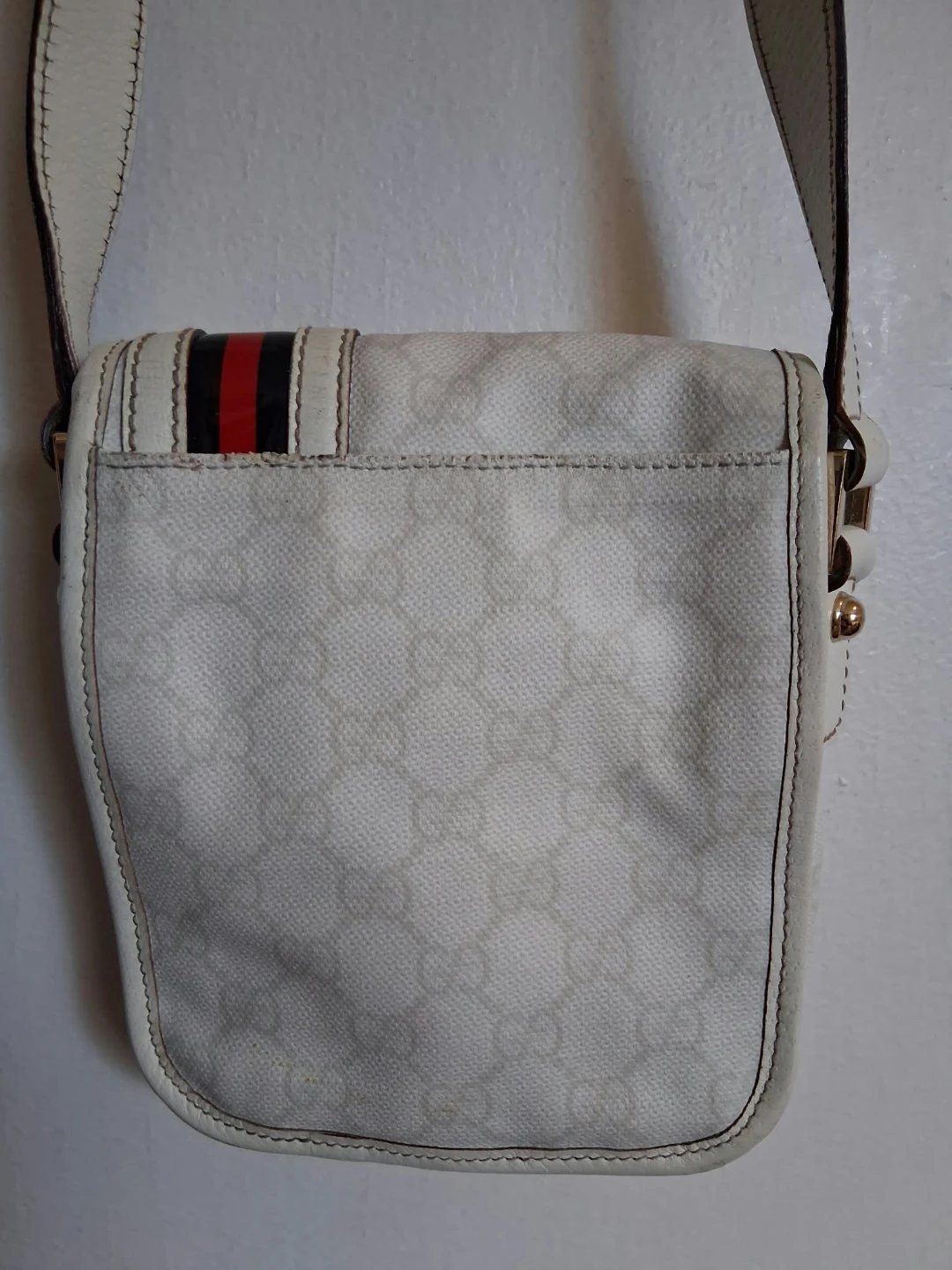 Gucci White GG Monogram Crossbody Bag - photo 3