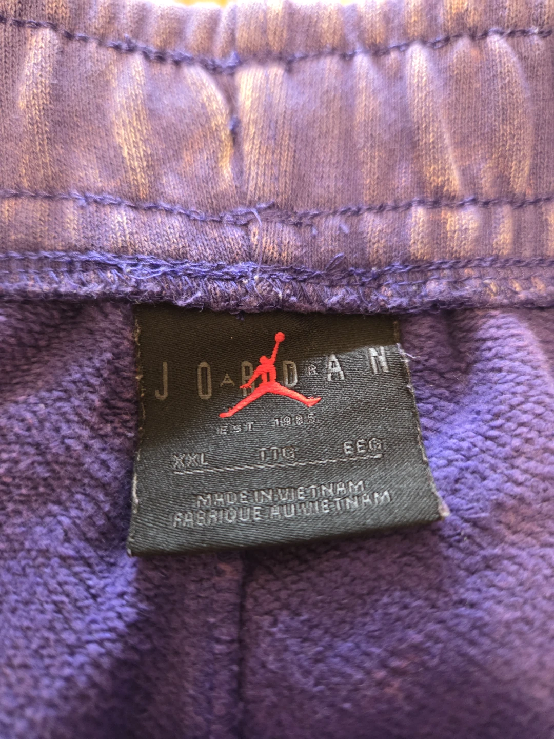 Jordan Flight Sweatpants - Purple - Size XXL - photo 4