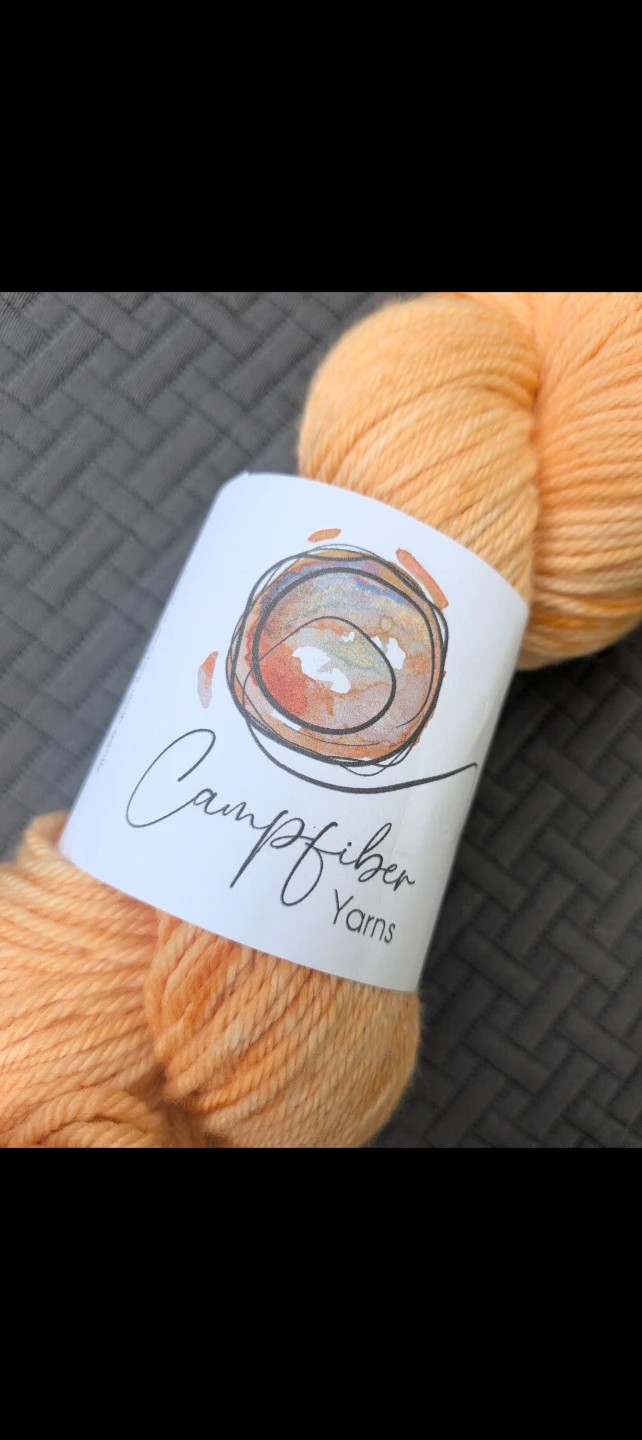 Campfiber Yarns Orange Hand-Dyed Yarn - photo 3
