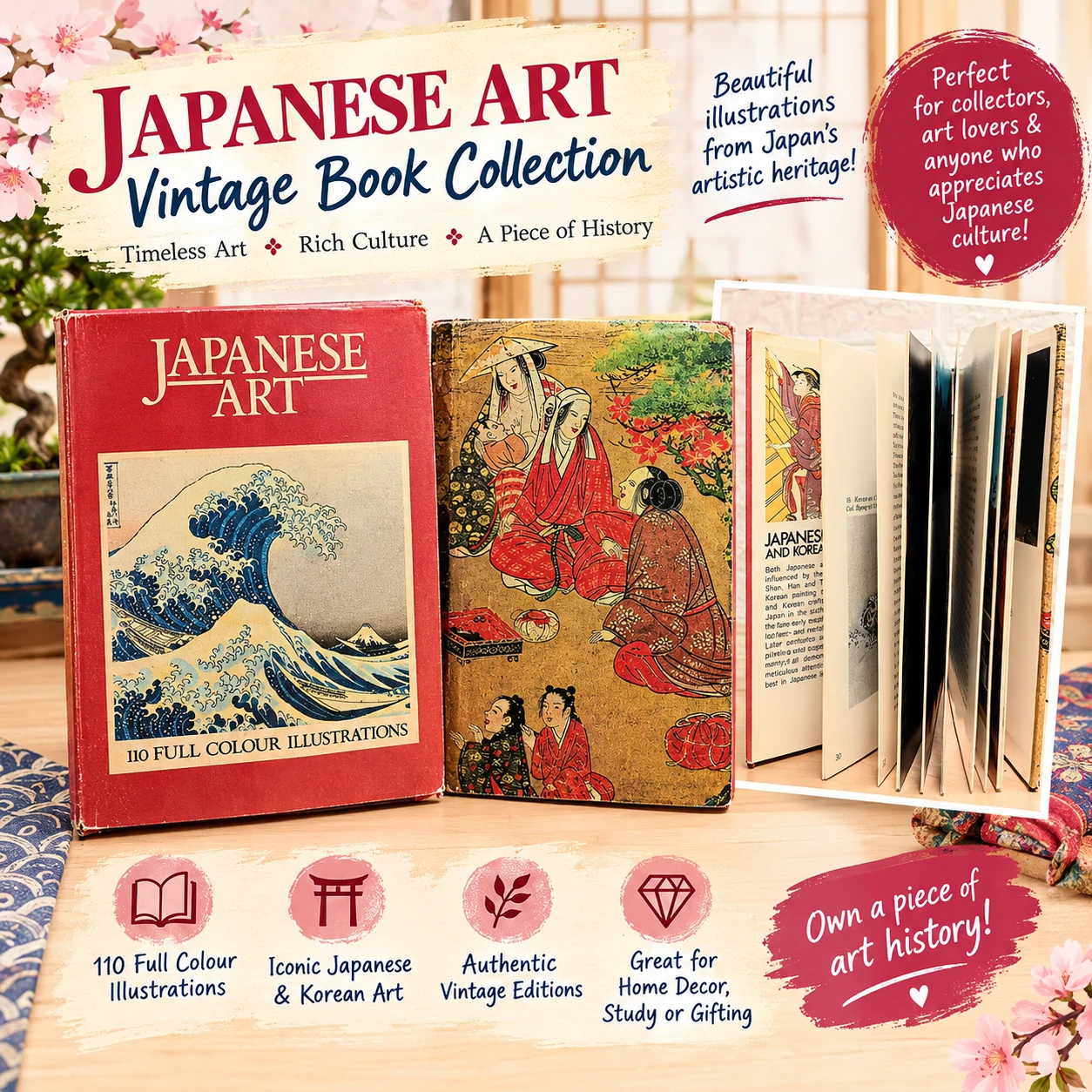 📚Japanese Art Vintage Book Collection📚