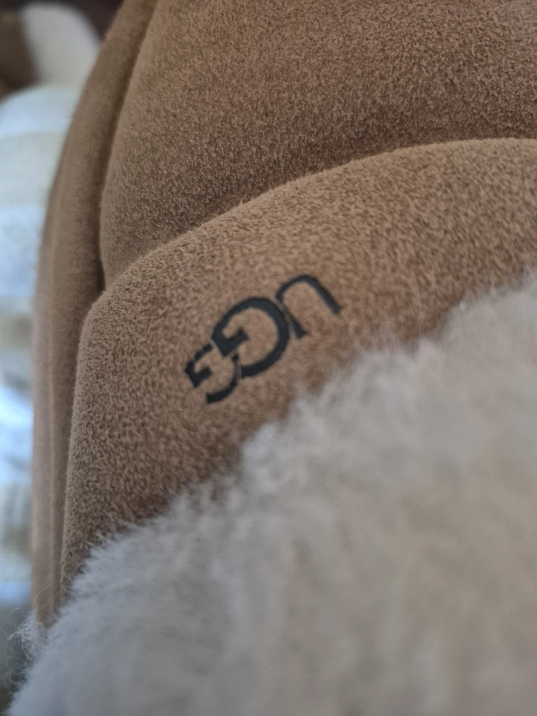 UGG Suede Slippers Tan - photo 4