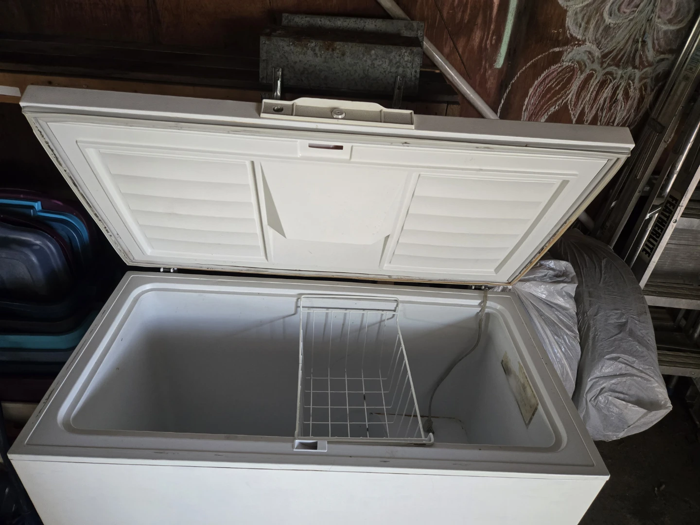White Chest Freezer