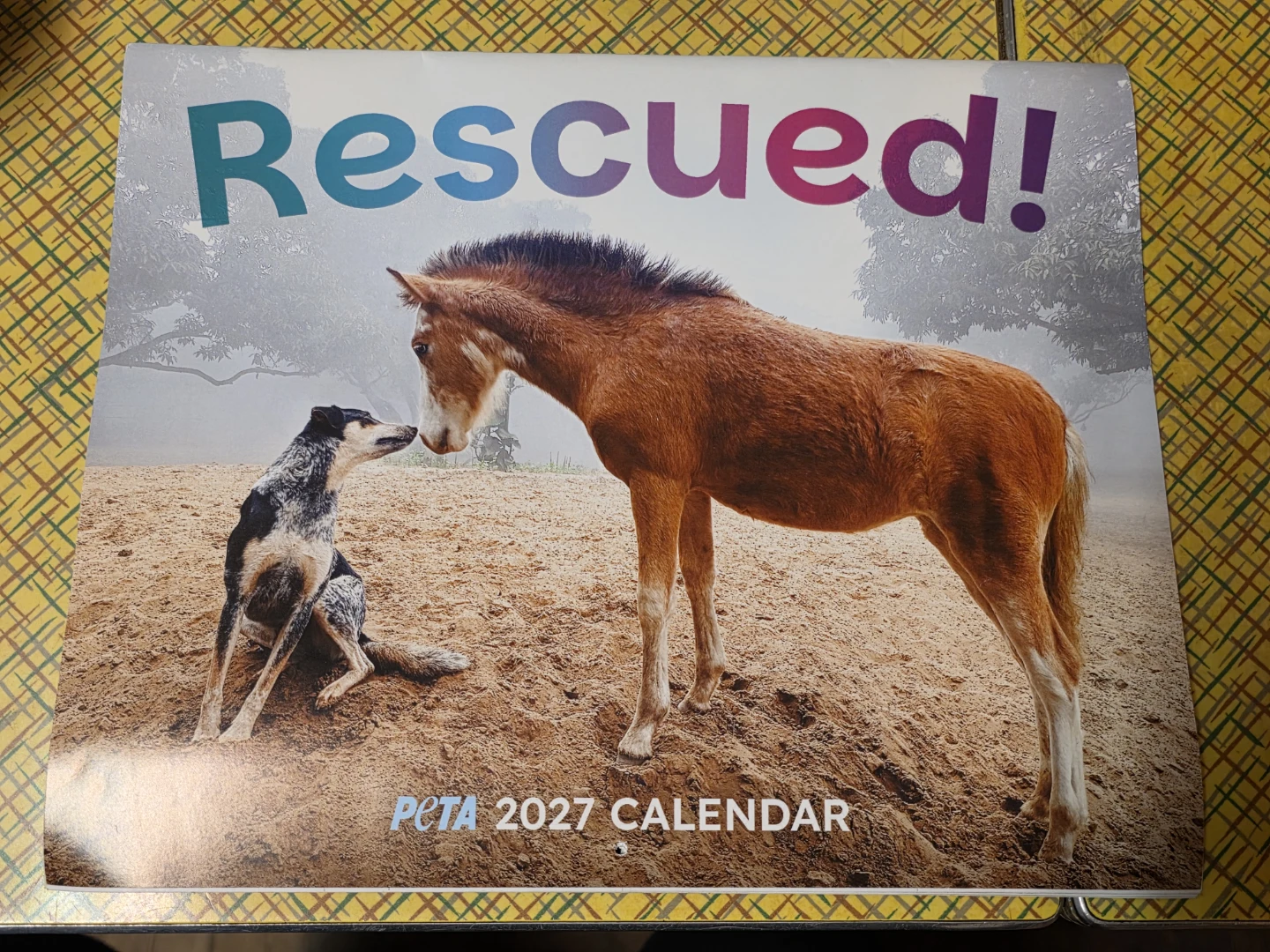 PETA 2027 Rescued! Calendar