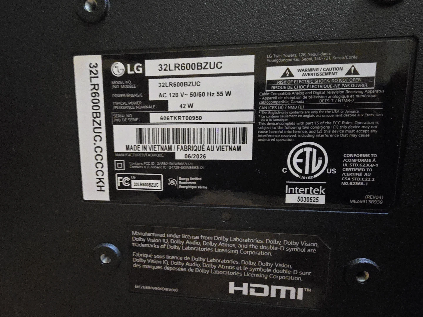 32" LG LR600 TV FOR SALE - photo 4