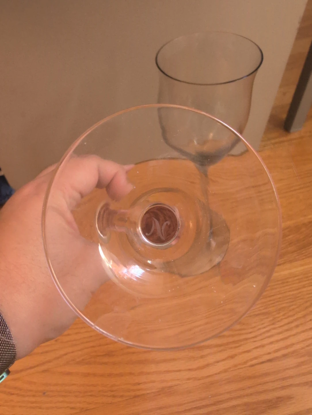 Set of 6 Noritake Blue & Pink Stemmed Wine Glasses – $90 OBO - photo 2