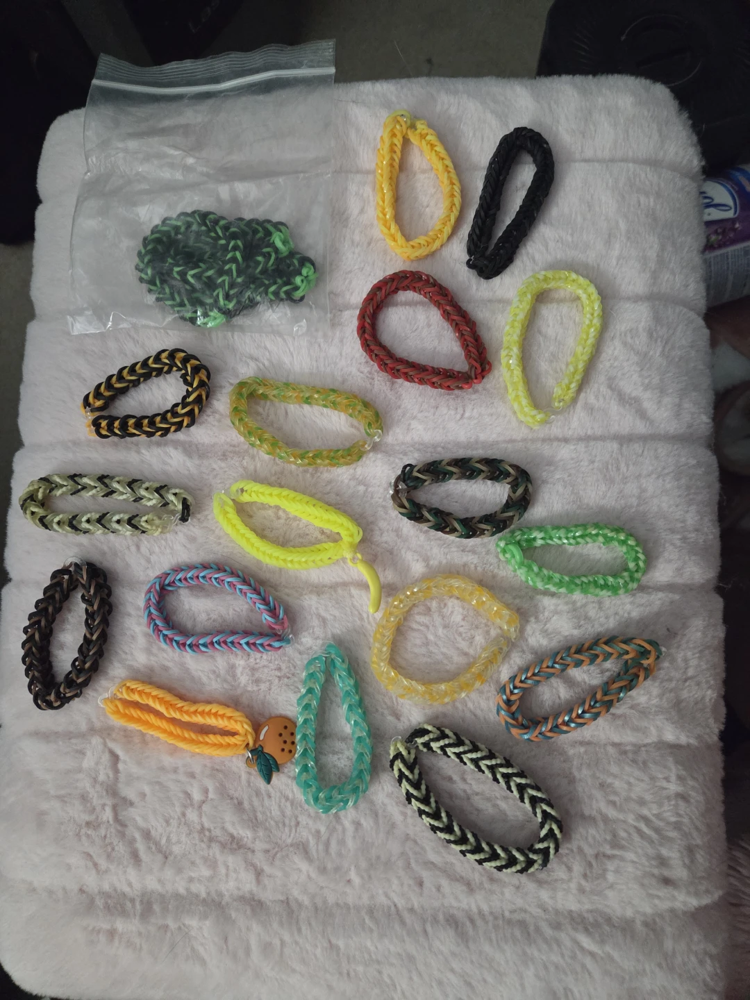 Lot of Loom Band Bracelets