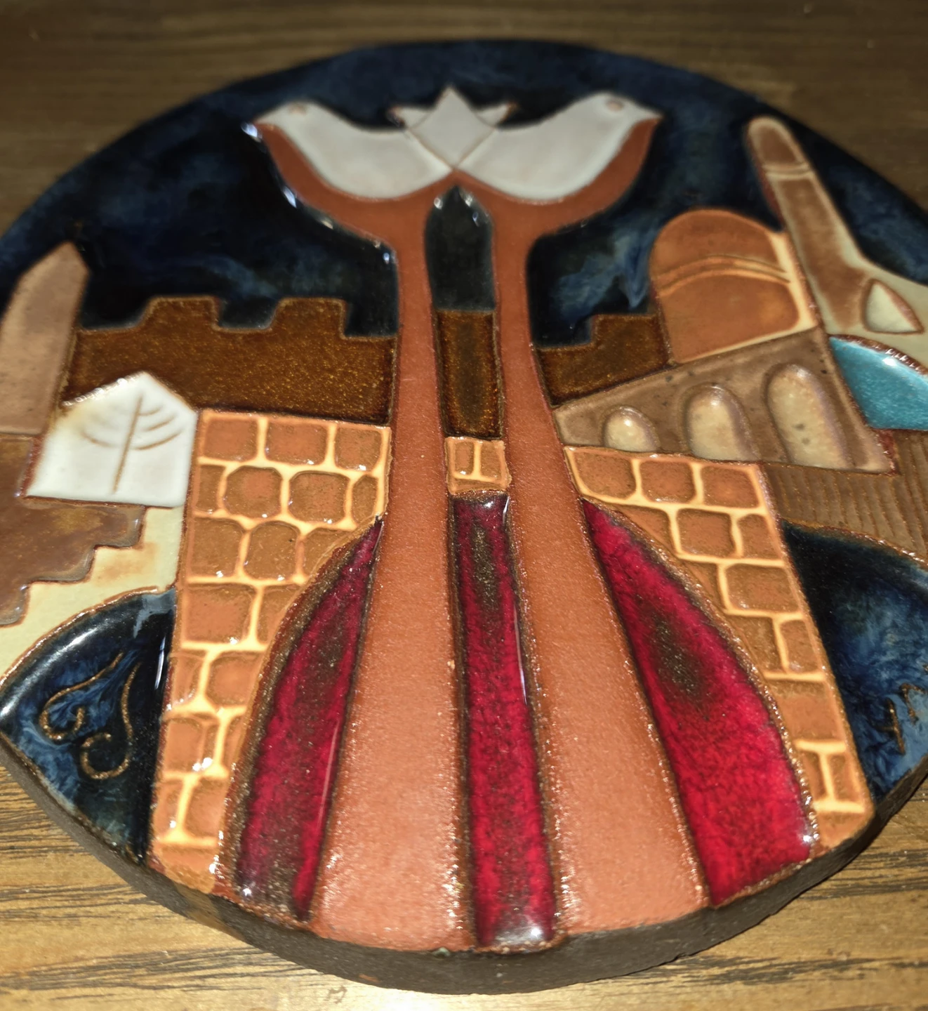 Yair Ceramic Art Wall Plaque - photo 3