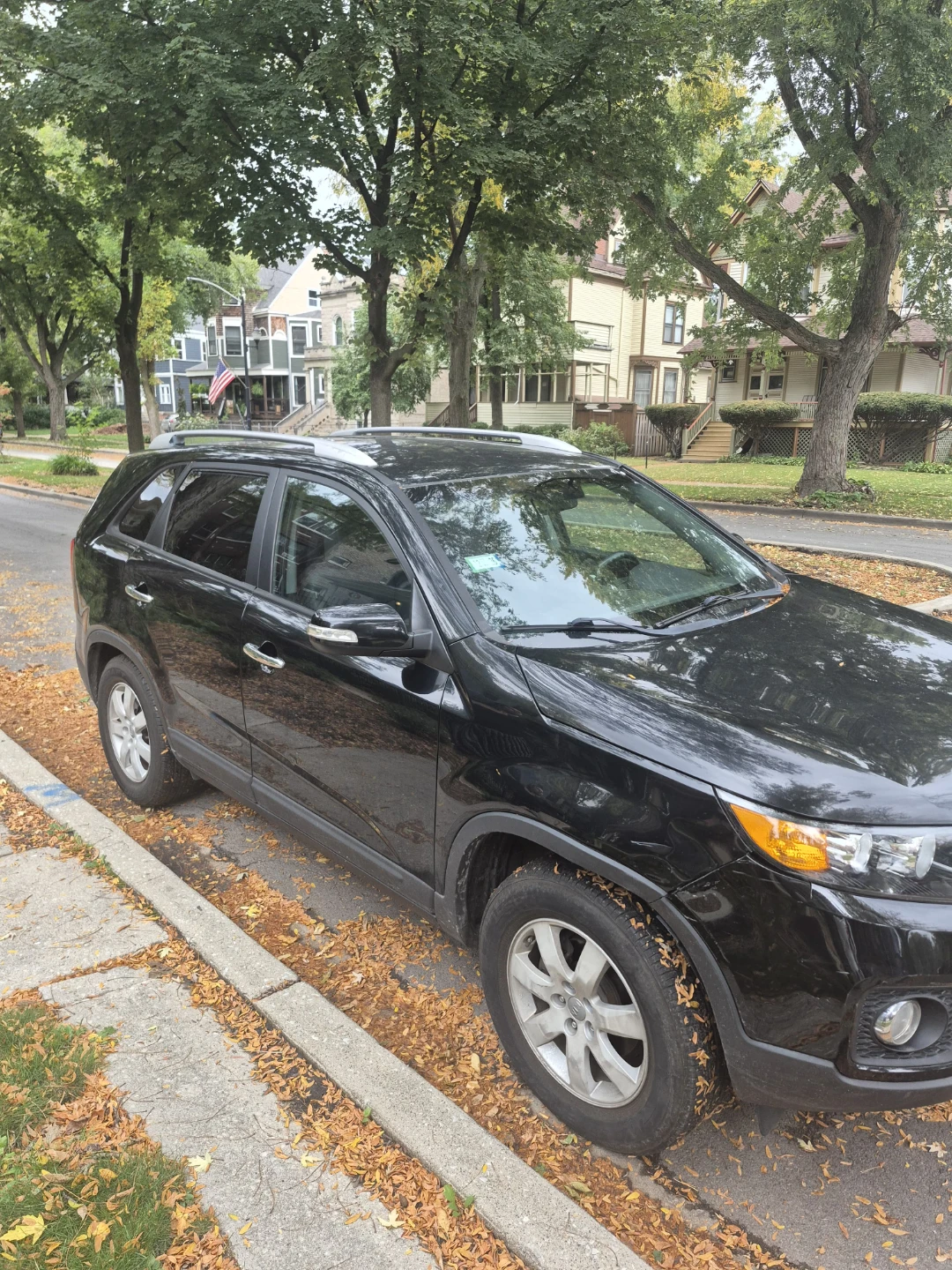 Black Kia Sorento SUV